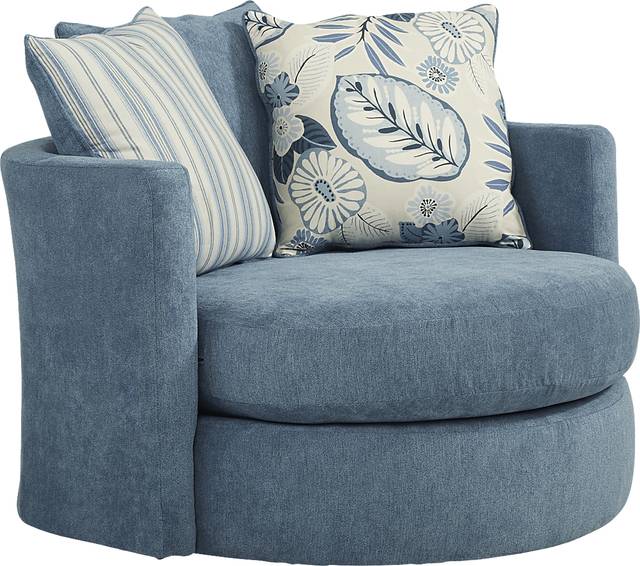 Coastside Chambray 3 Pc Sectional Living Room - Thumbnail - Image 4