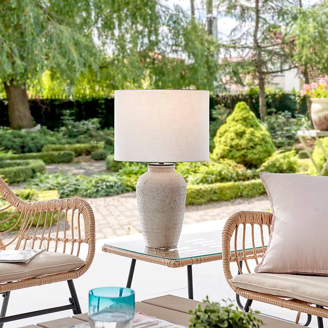 Coba Court Gray Outdoor Lamp - Thumbnail - Image 3