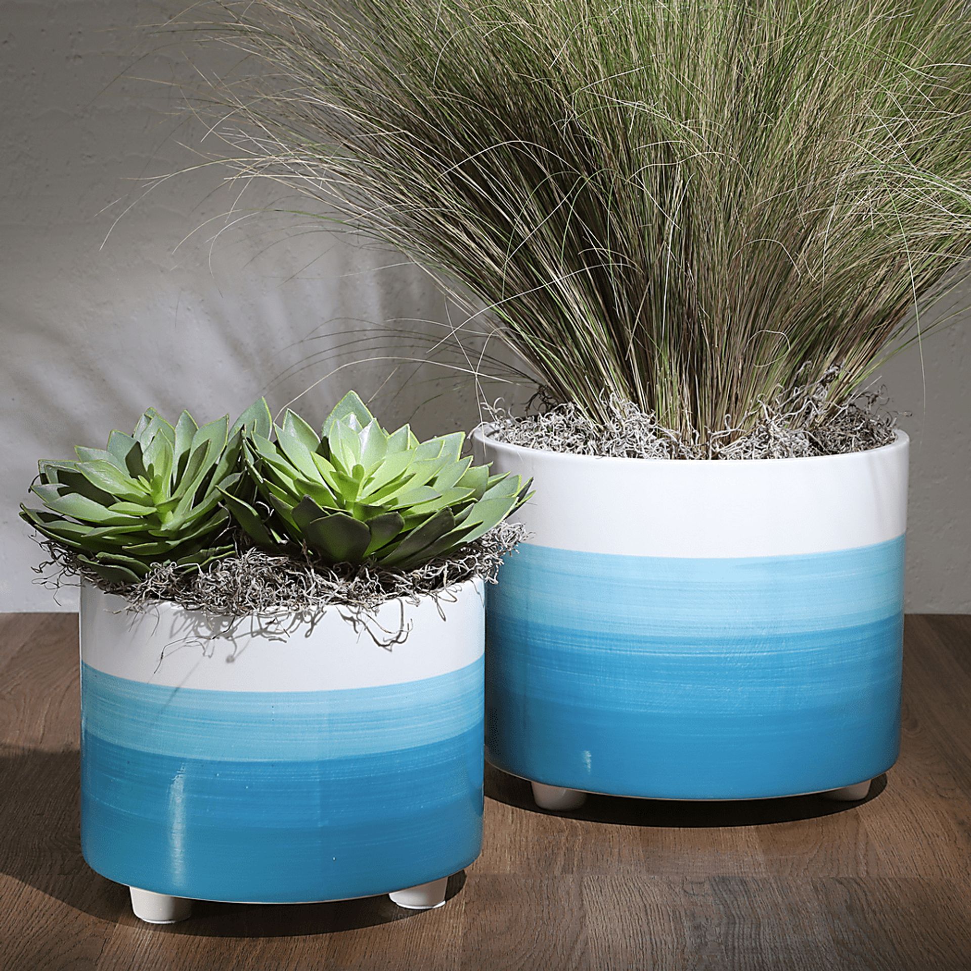 Cobbington Blue Planter, Set of 2 - Image 2