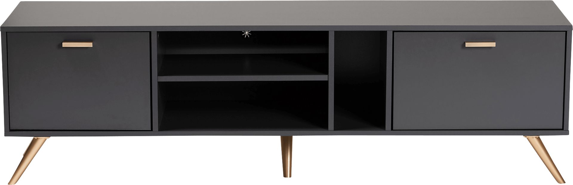 Cobblehill Dark Gray 63 in. Console - Image 3