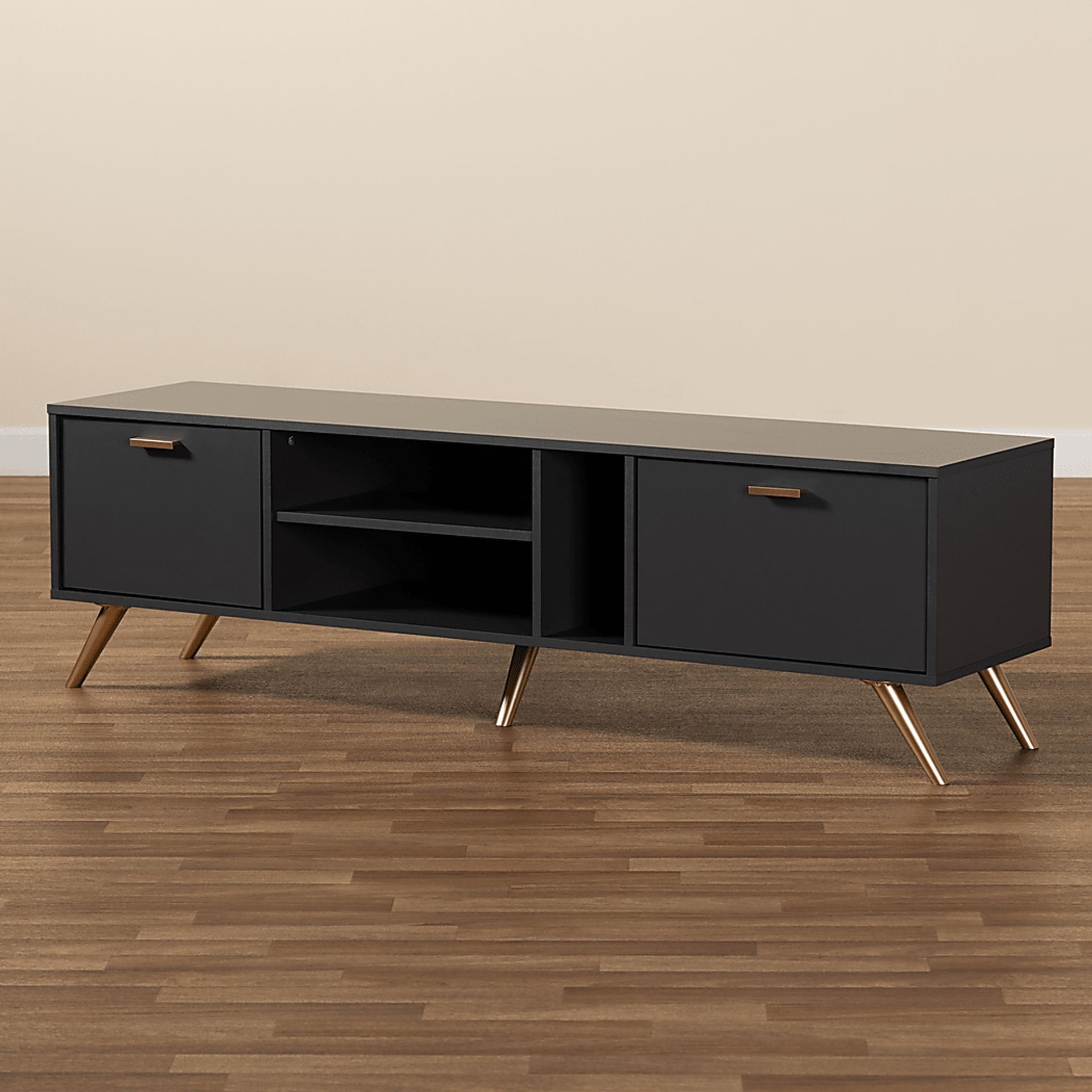 Cobblehill Dark Gray 63 in. Console - Image 8