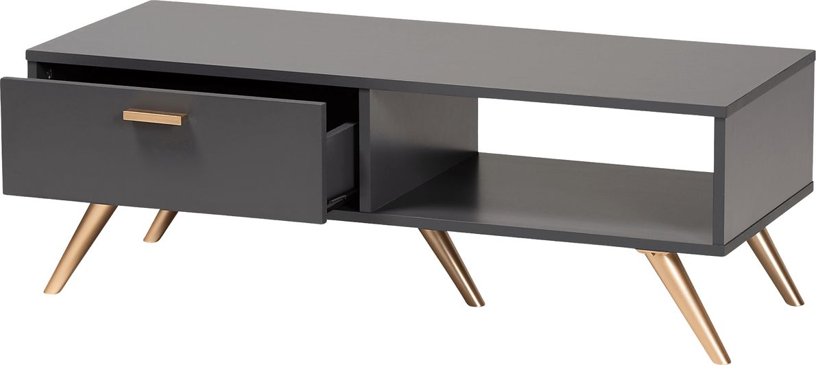 Cobblehill Dark Gray Cocktail Table