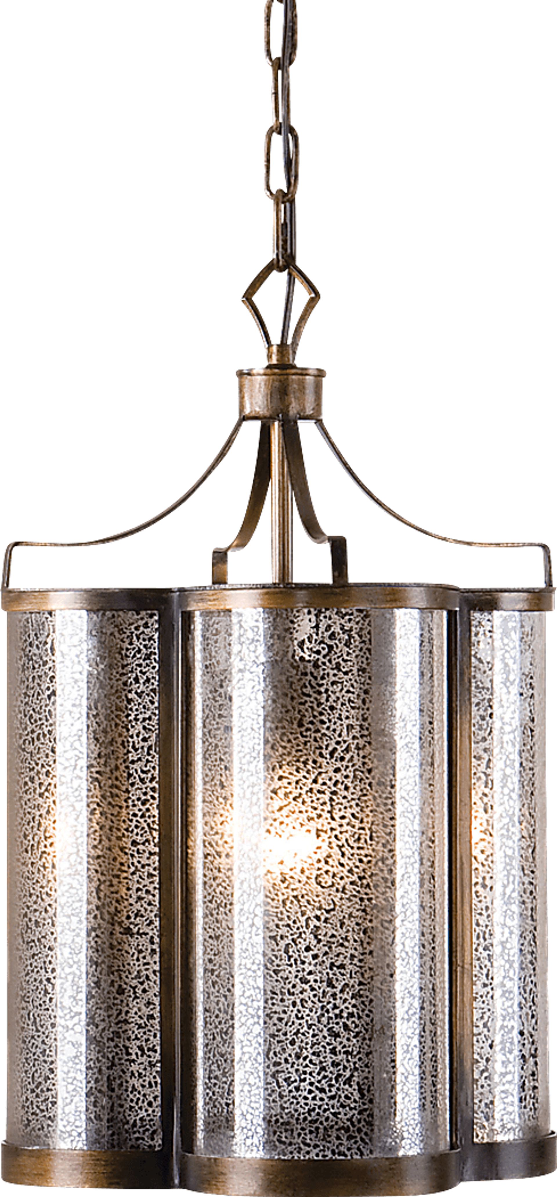 Cobblestone Bend Bronze Pendant - Image 1