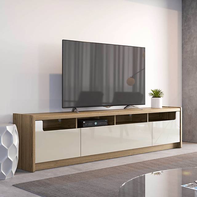 Cobenna I Off-White 73 in. Console - Thumbnail - Image 2