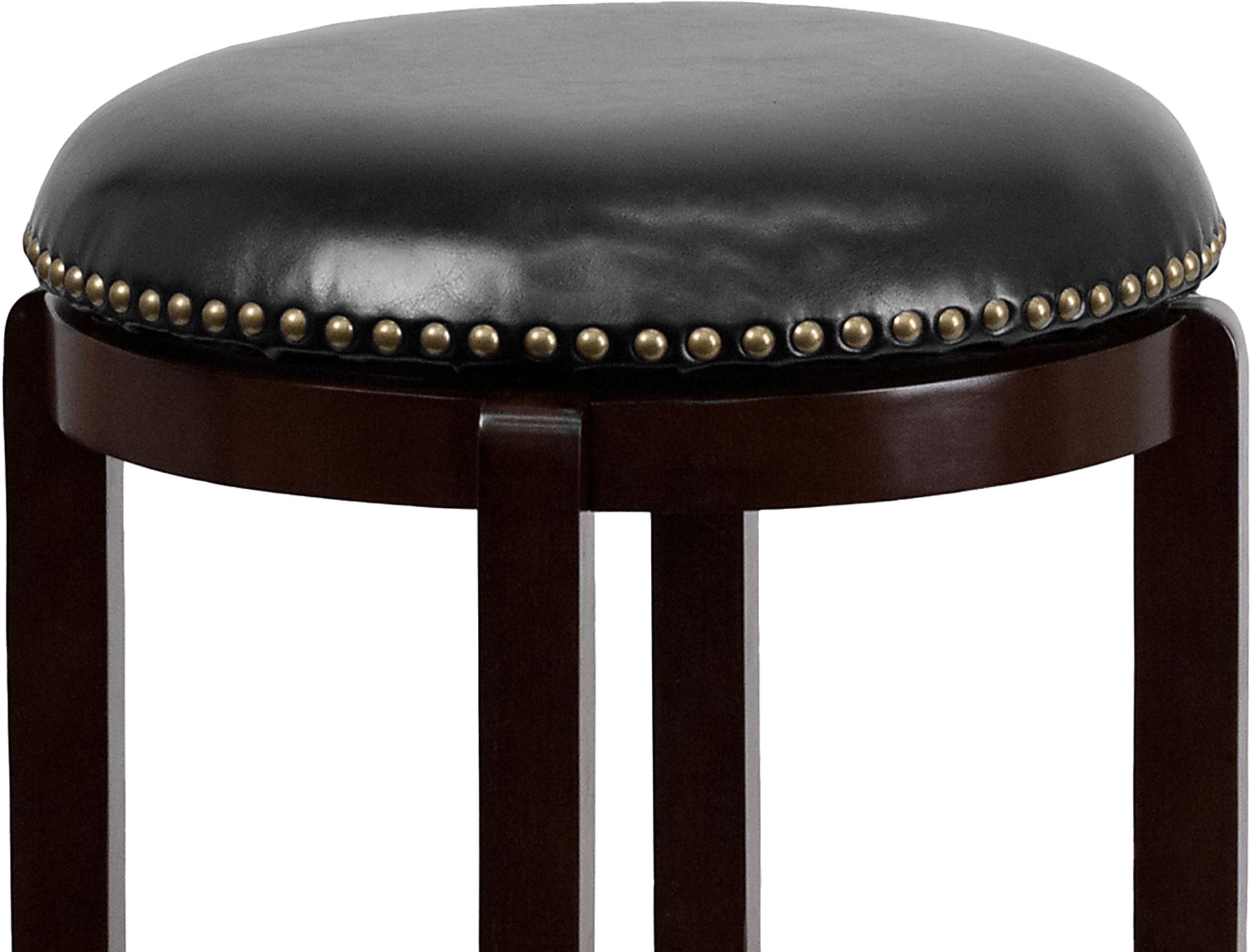 Coby Black Swivel Barstool - Image 2