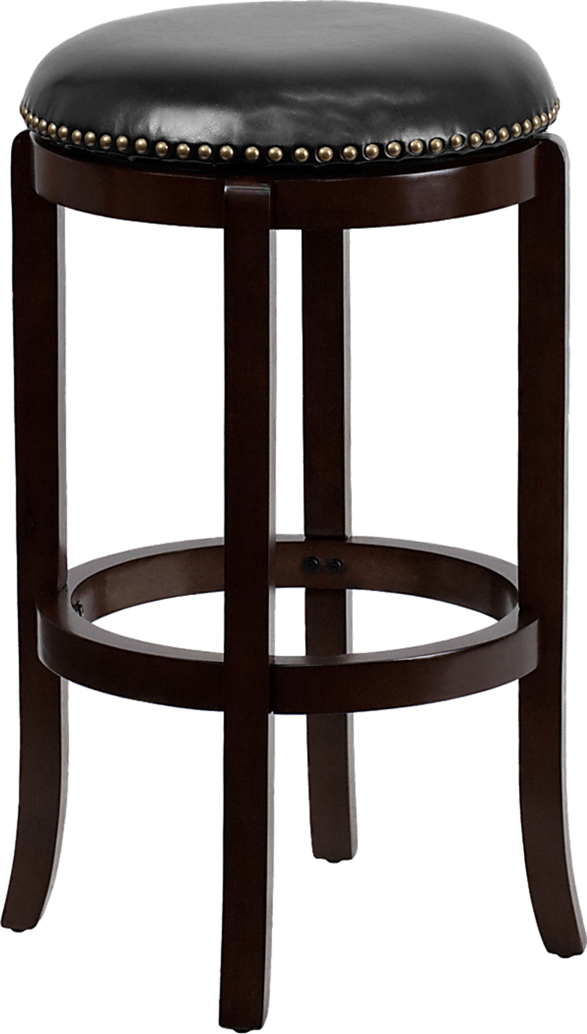 Coby Black Swivel Barstool - Image 1