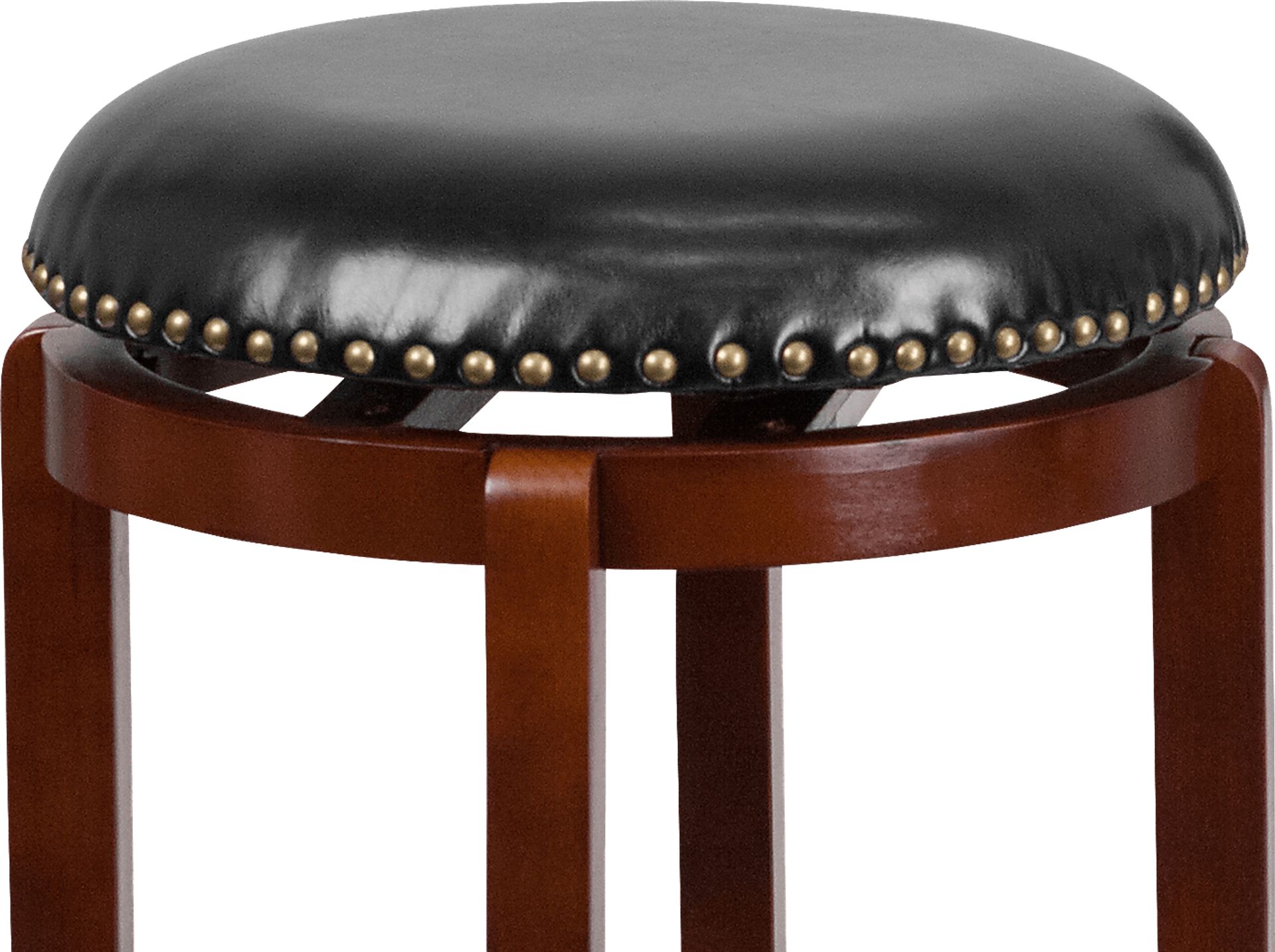 Coby Light Cherry Swivel Barstool - Image 2