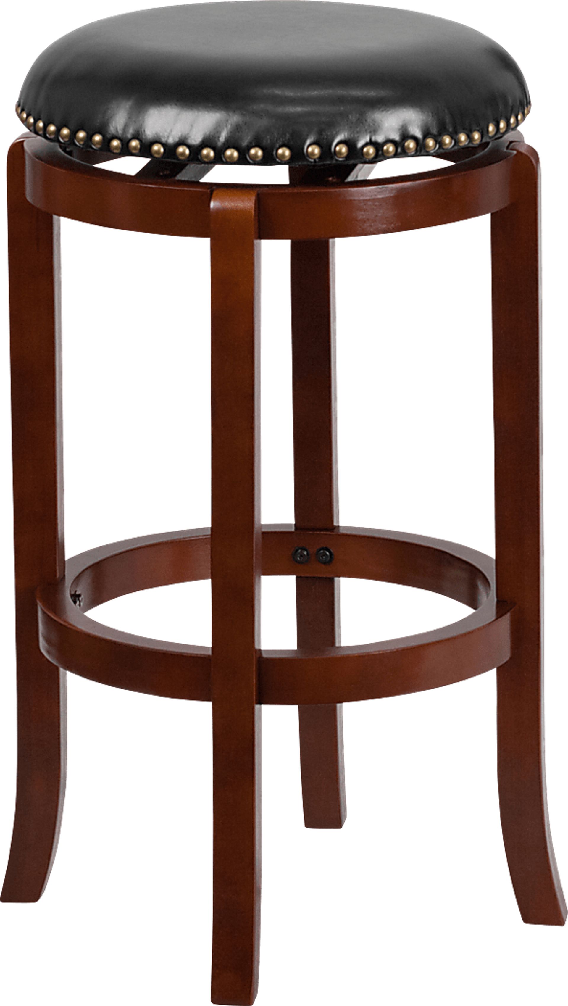 Coby Light Cherry Swivel Barstool - Image 1