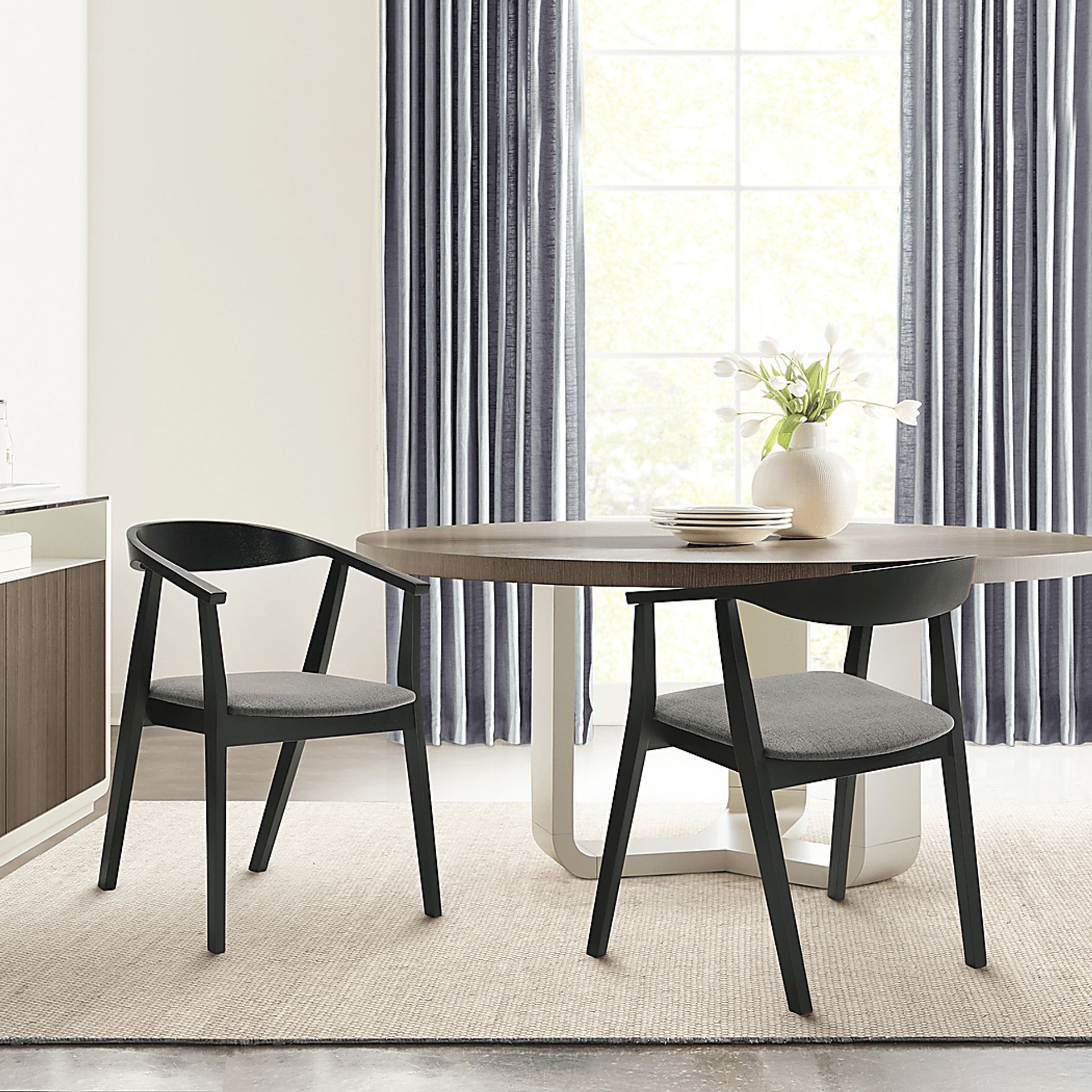Cochbourg Gray Arm Chair, Set of 2 - Image 2
