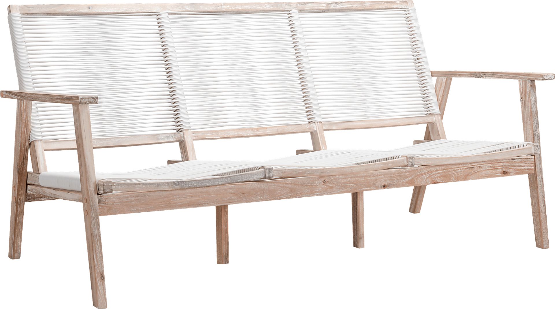 Coco Lagoon White Outdoor Sofa - Image 1