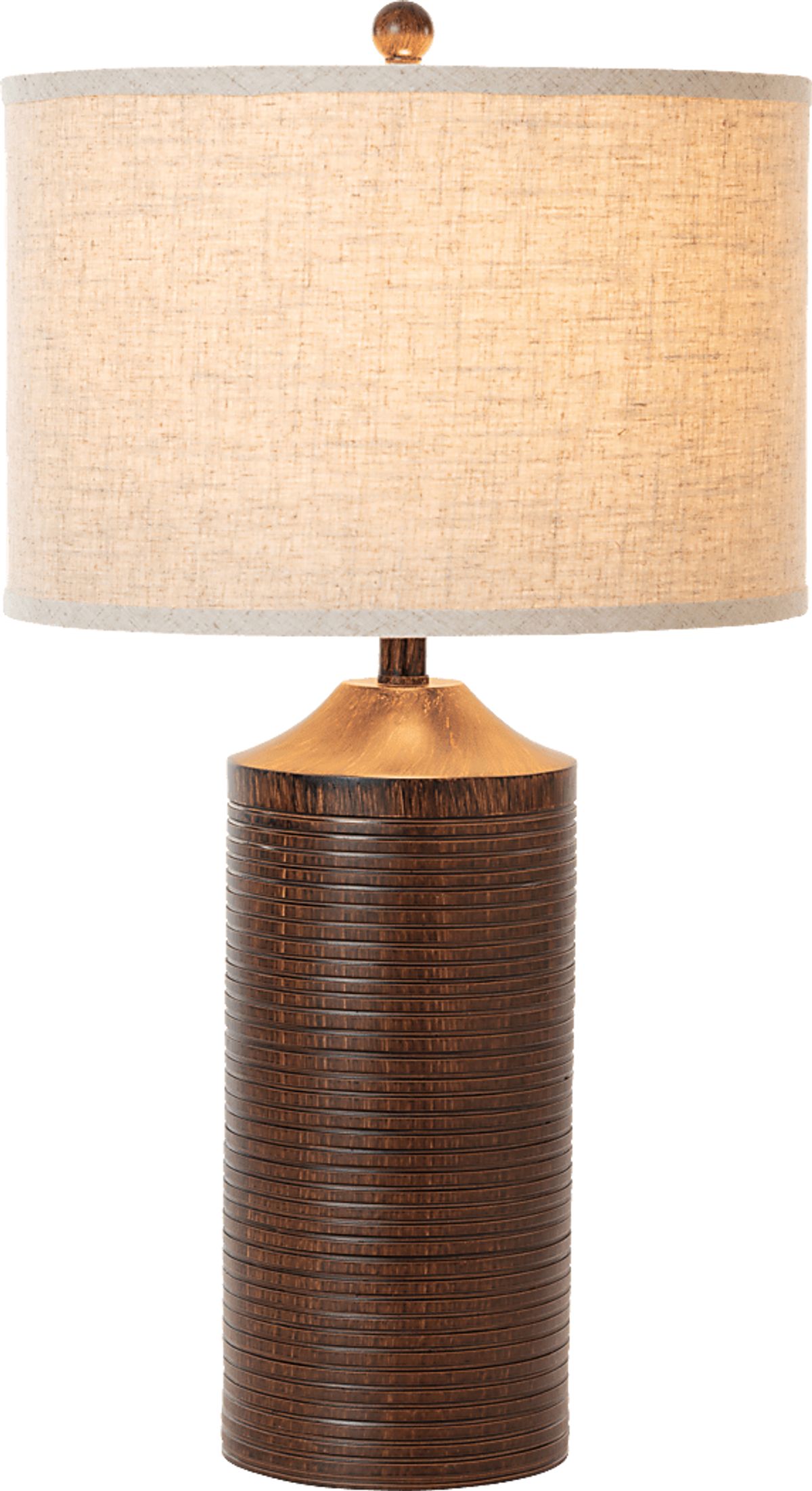 Cocoplum Oaks 2 Pc Brown Set Of Lamps | Rooms to Go