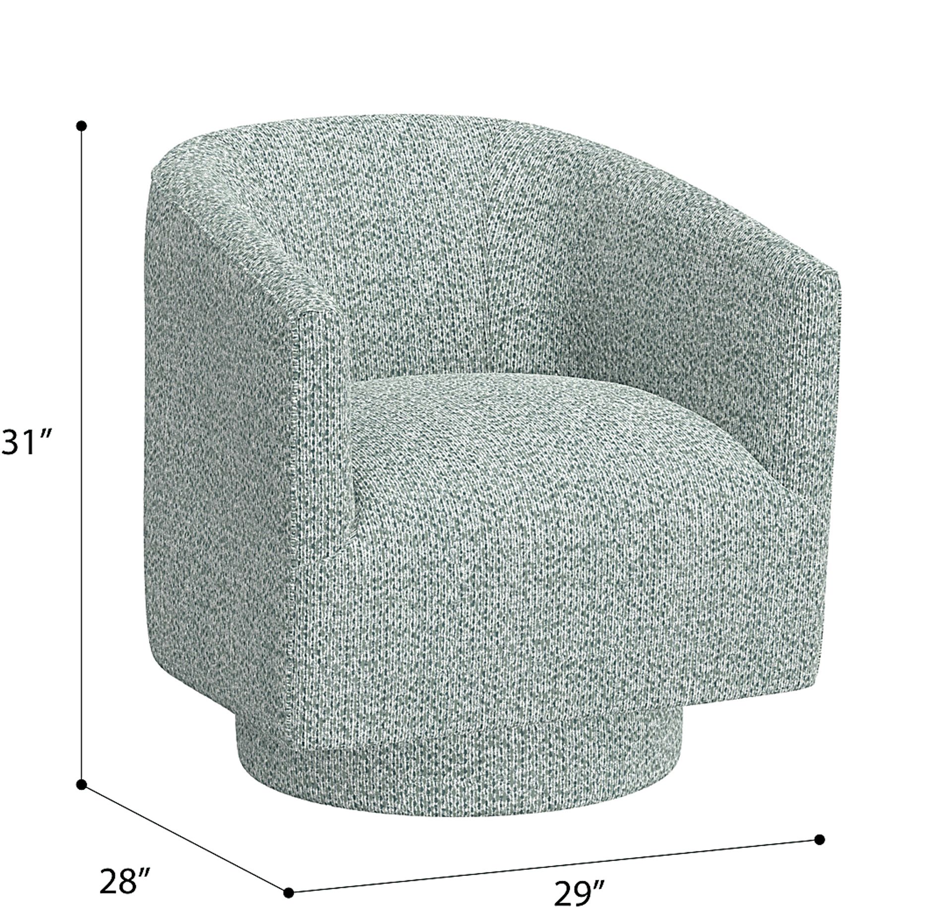 Codix Blue Accent Chair - Image 6