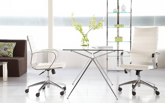 Coffeetree I White Office Chair - Thumbnail - Image 2