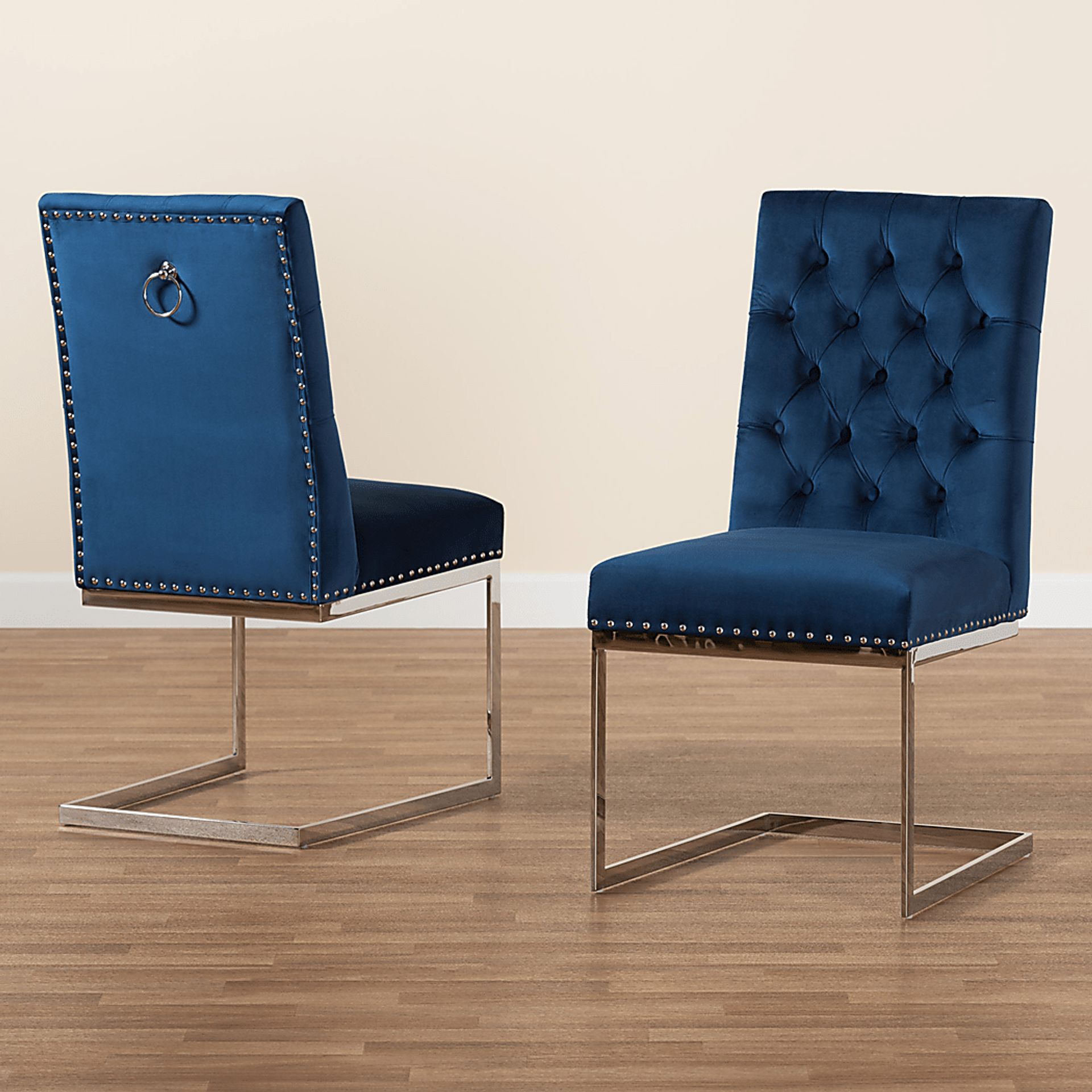 Cofrin Blue Side Chair, Set of 2 - Image 2