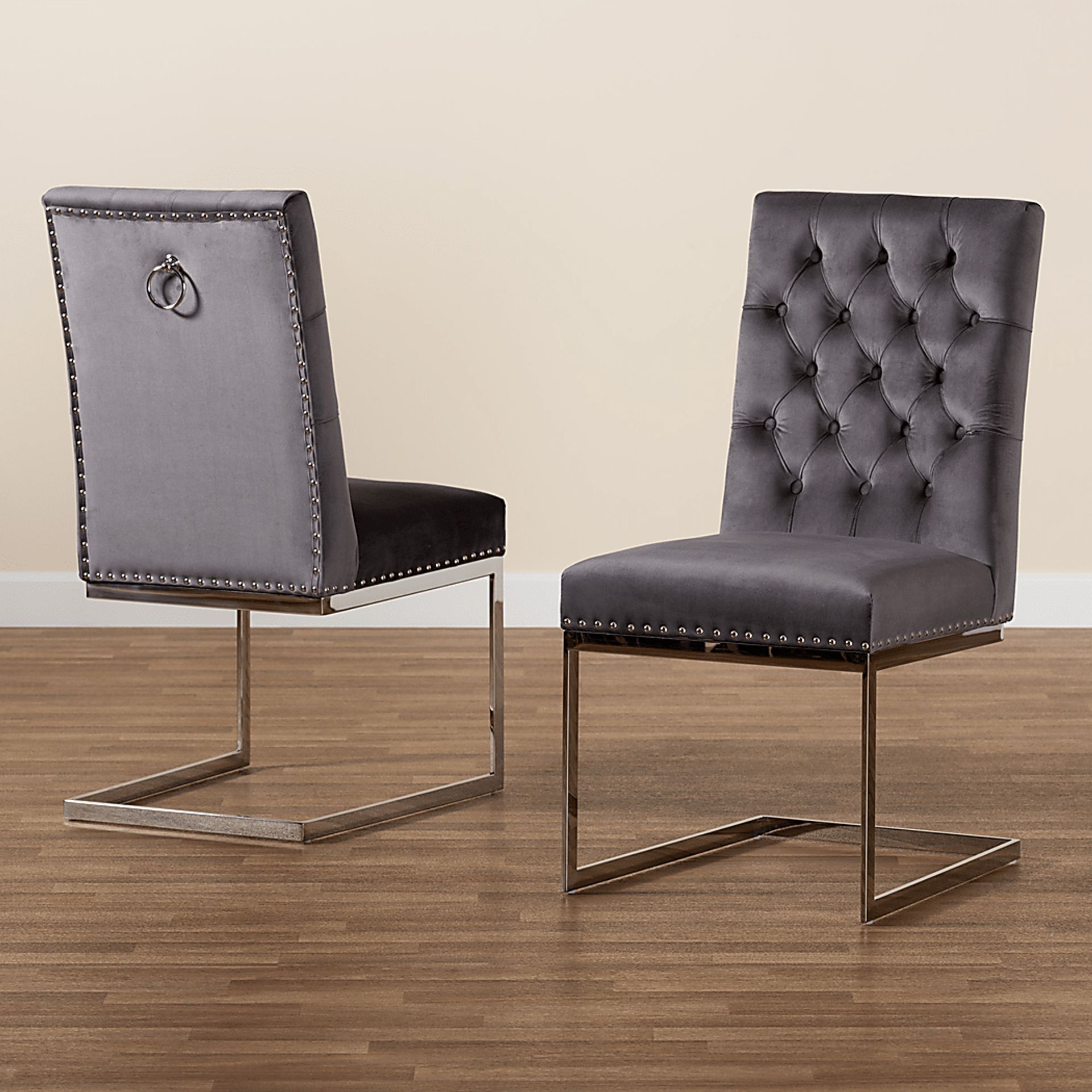 Cofrin Gray Side Chair, Set of 2 - Image 2