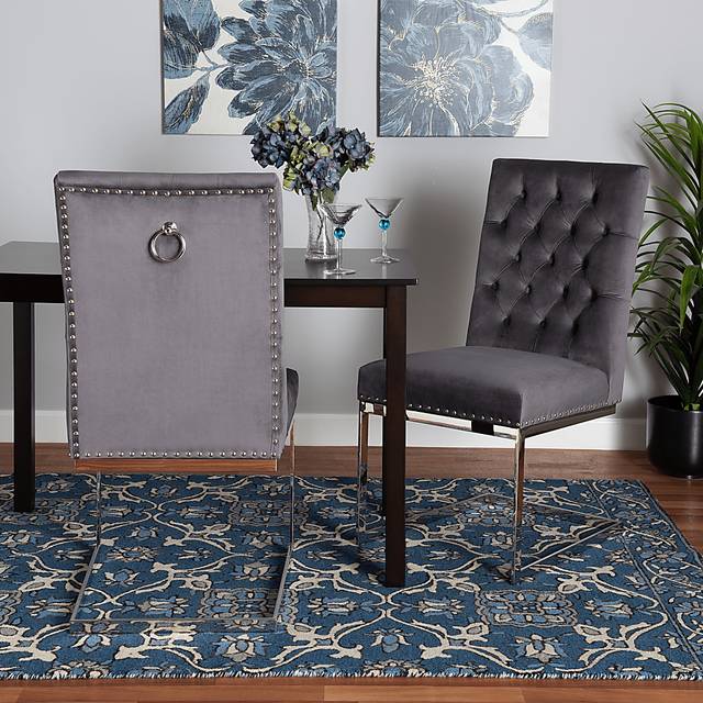Cofrin Gray Side Chair, Set of 2 - Thumbnail - Image 3
