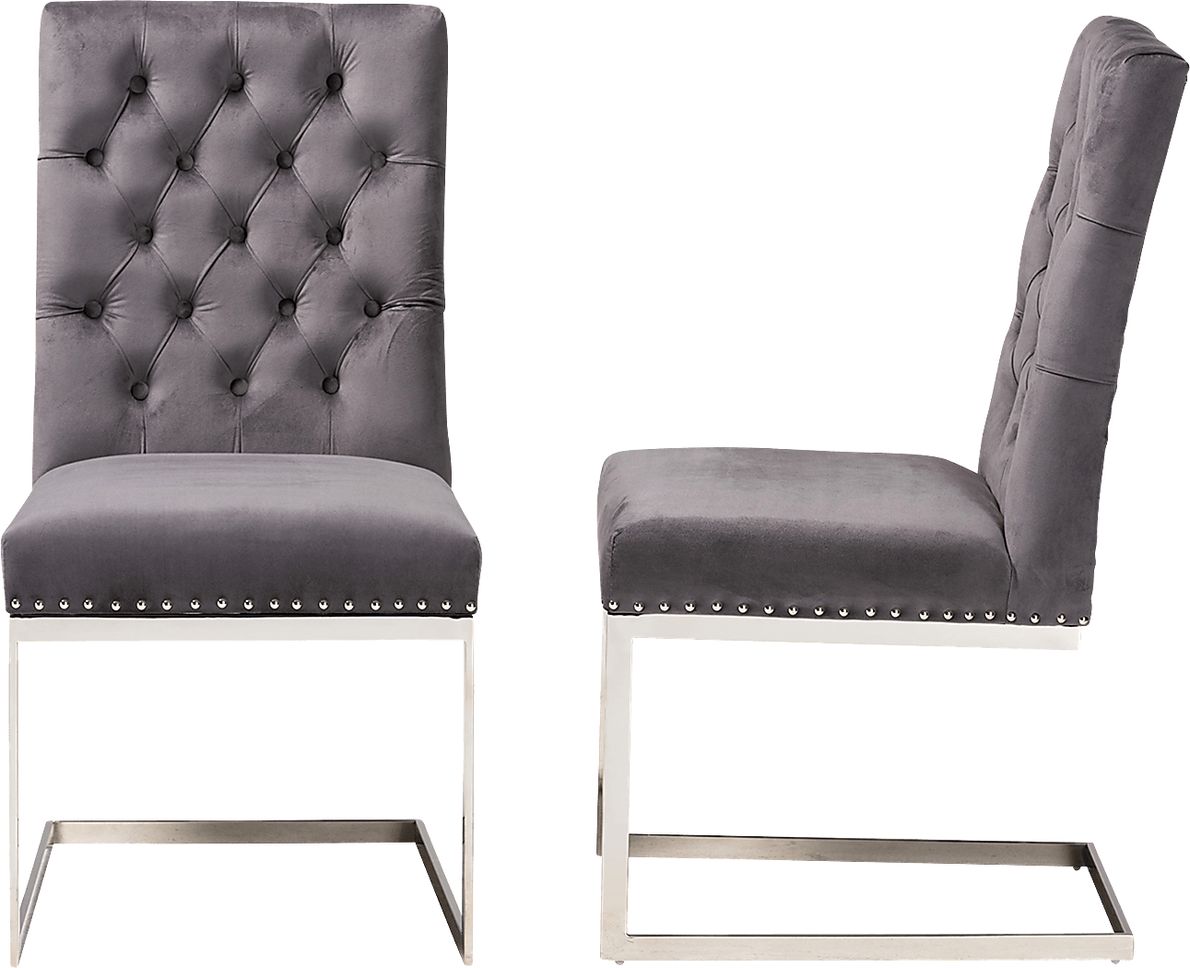 Cofrin Gray Side Chair, Set of 2