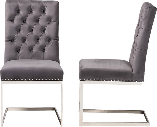 Cofrin Gray Side Chair, Set of 2 - Thumbnail - Image 5