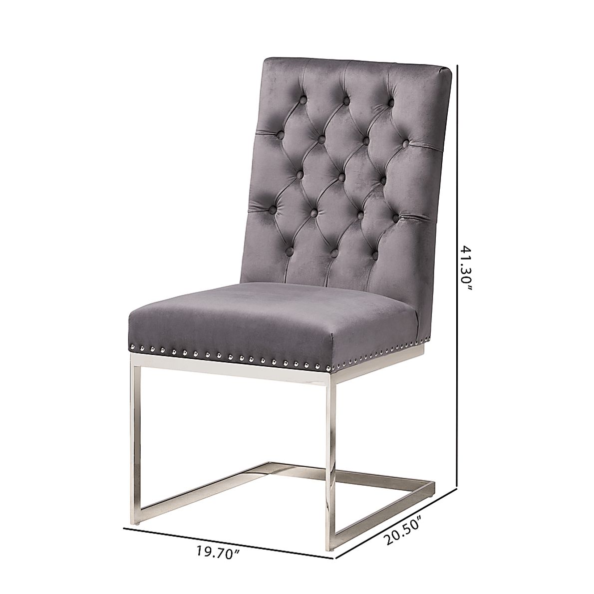 Cofrin Gray Side Chair, Set of 2