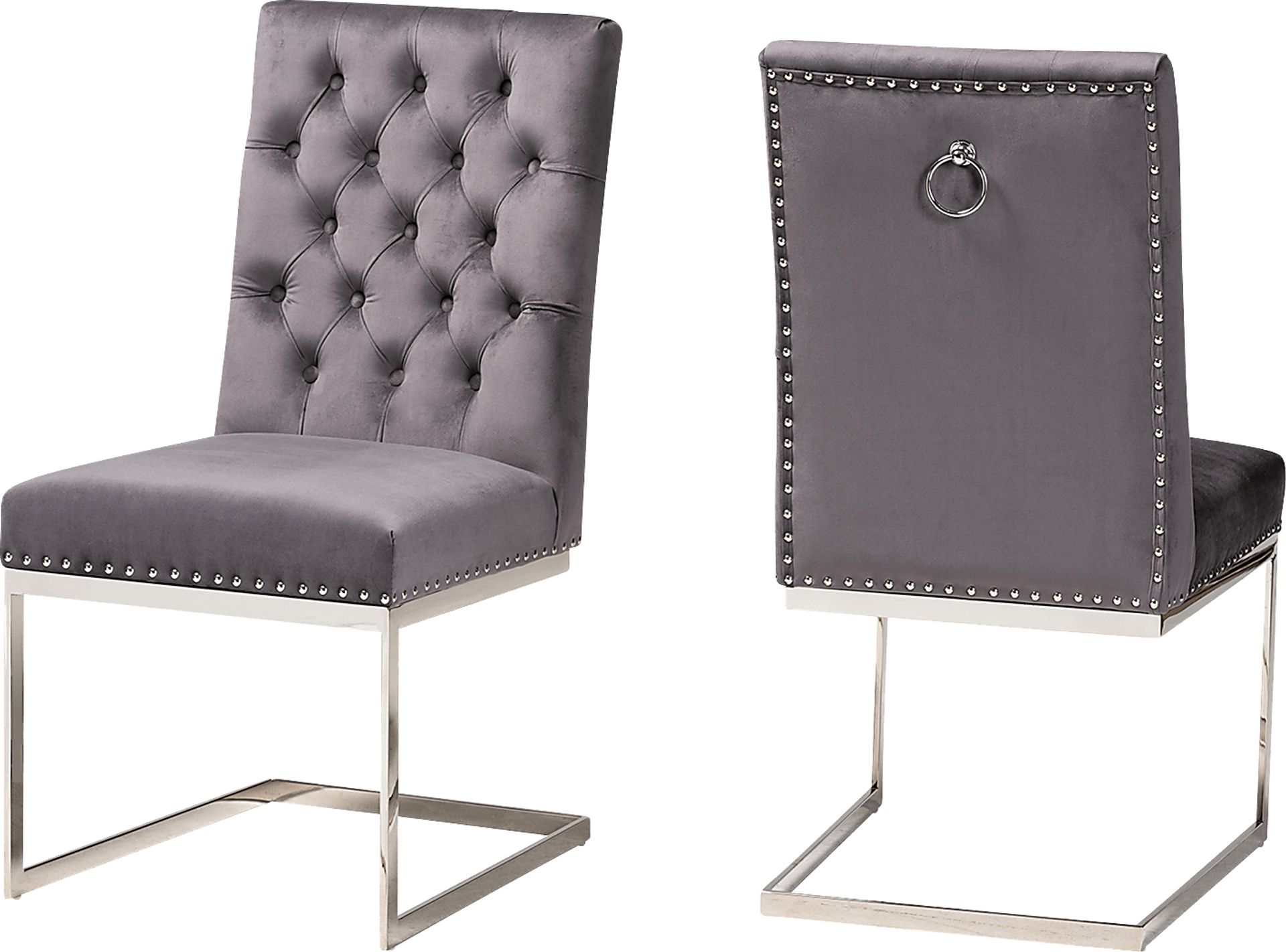 Cofrin Gray Side Chair, Set of 2 - Image 1