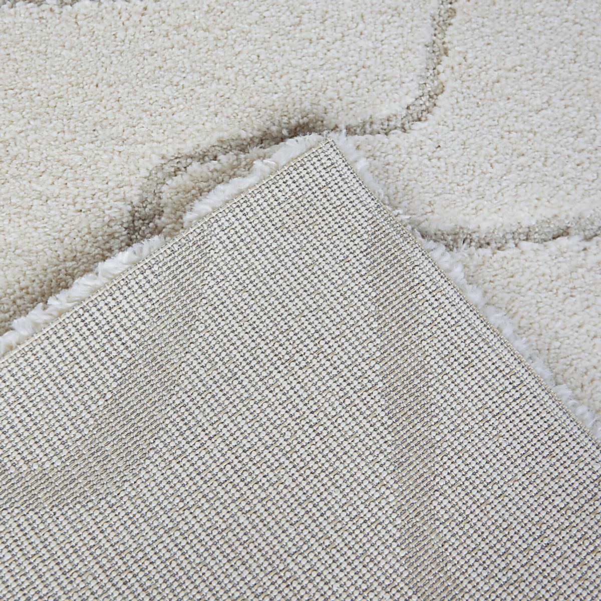 Coile Cream Beige Rugs | Rooms to Go