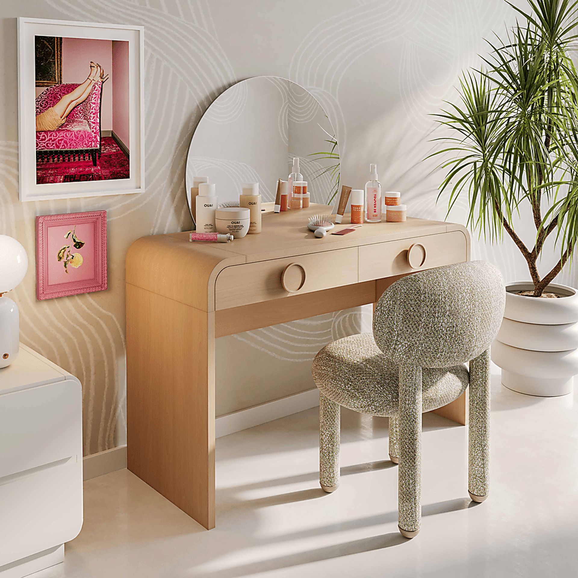 Cojack I Beige Dining Chair - Image 2