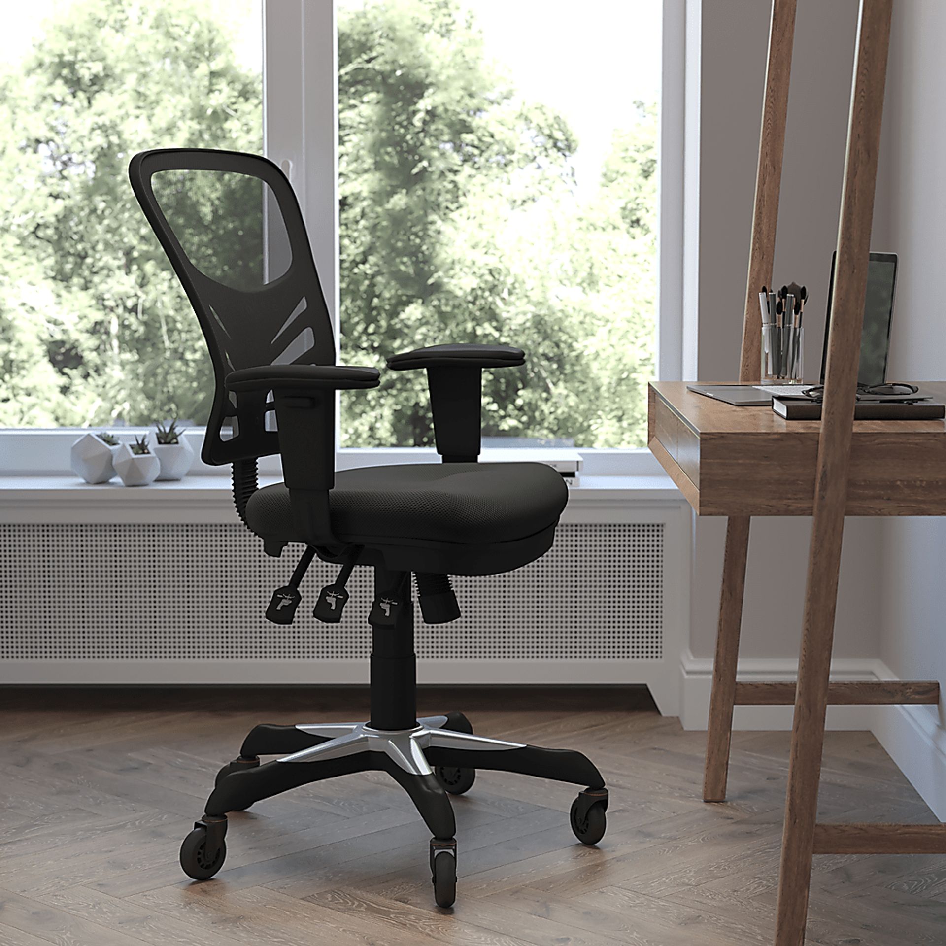 Cokeron Black Office Chair - Image 3