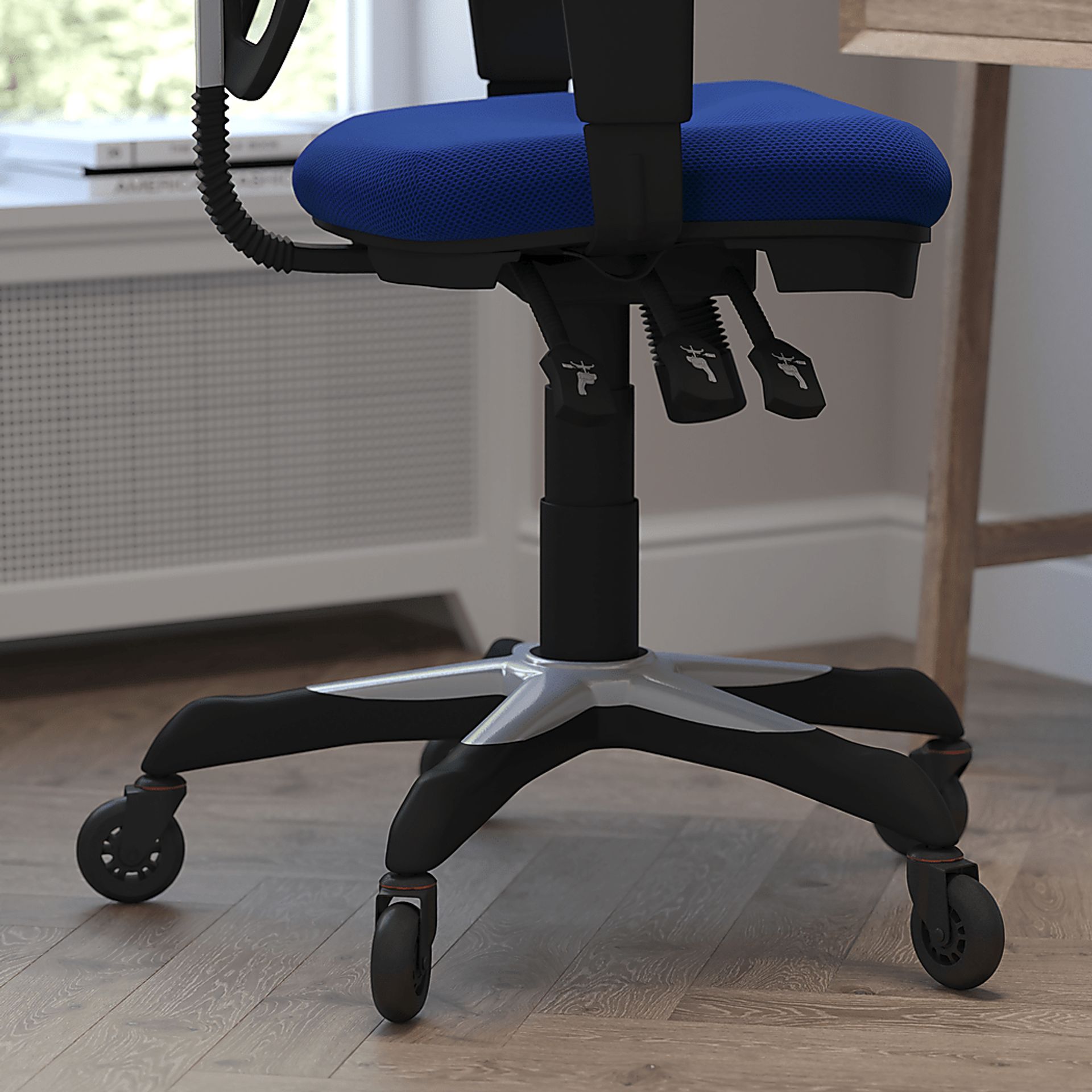 Cokeron Blue Office Chair - Image 4