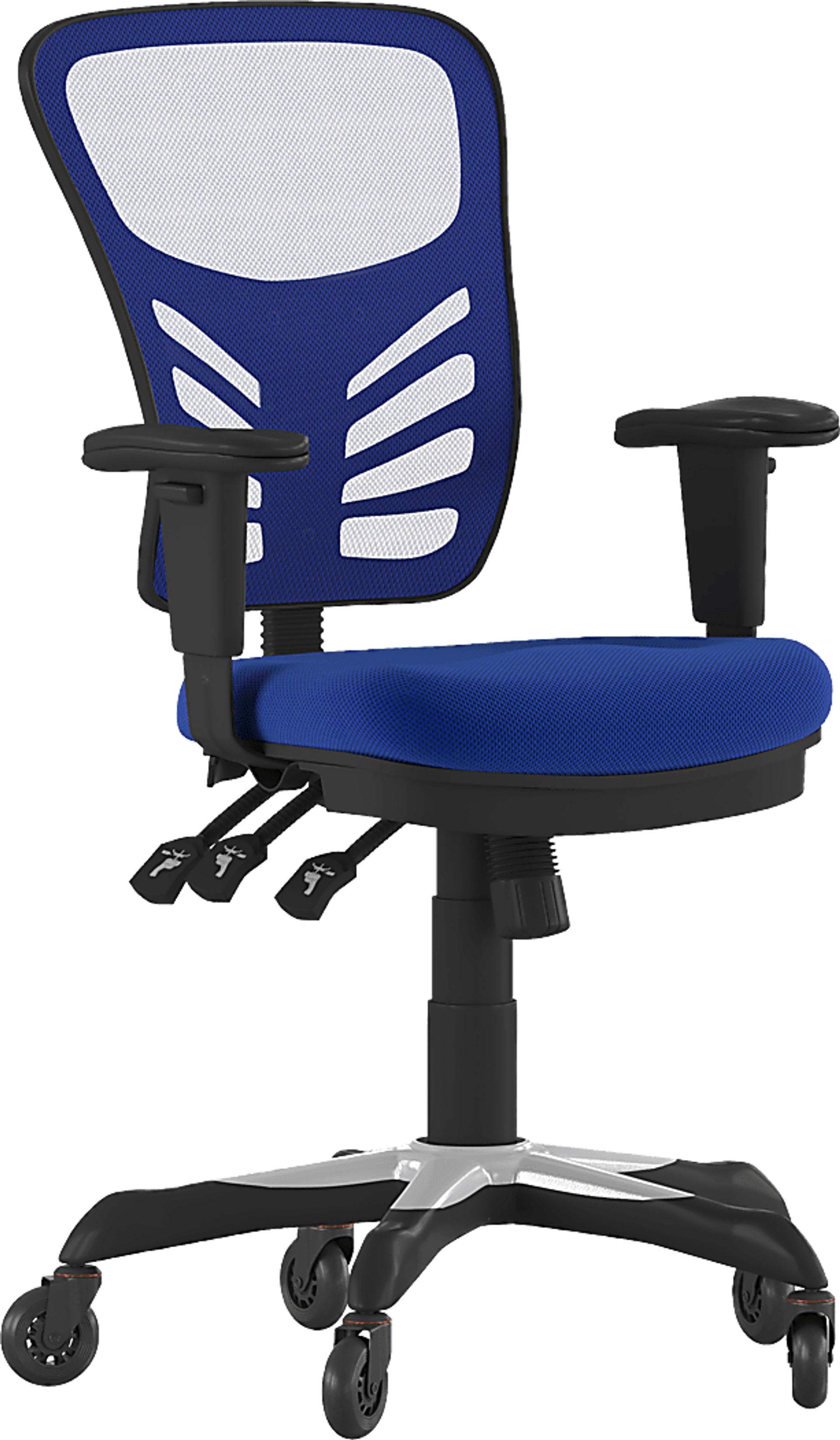 Cokeron Blue Office Chair - Image 1