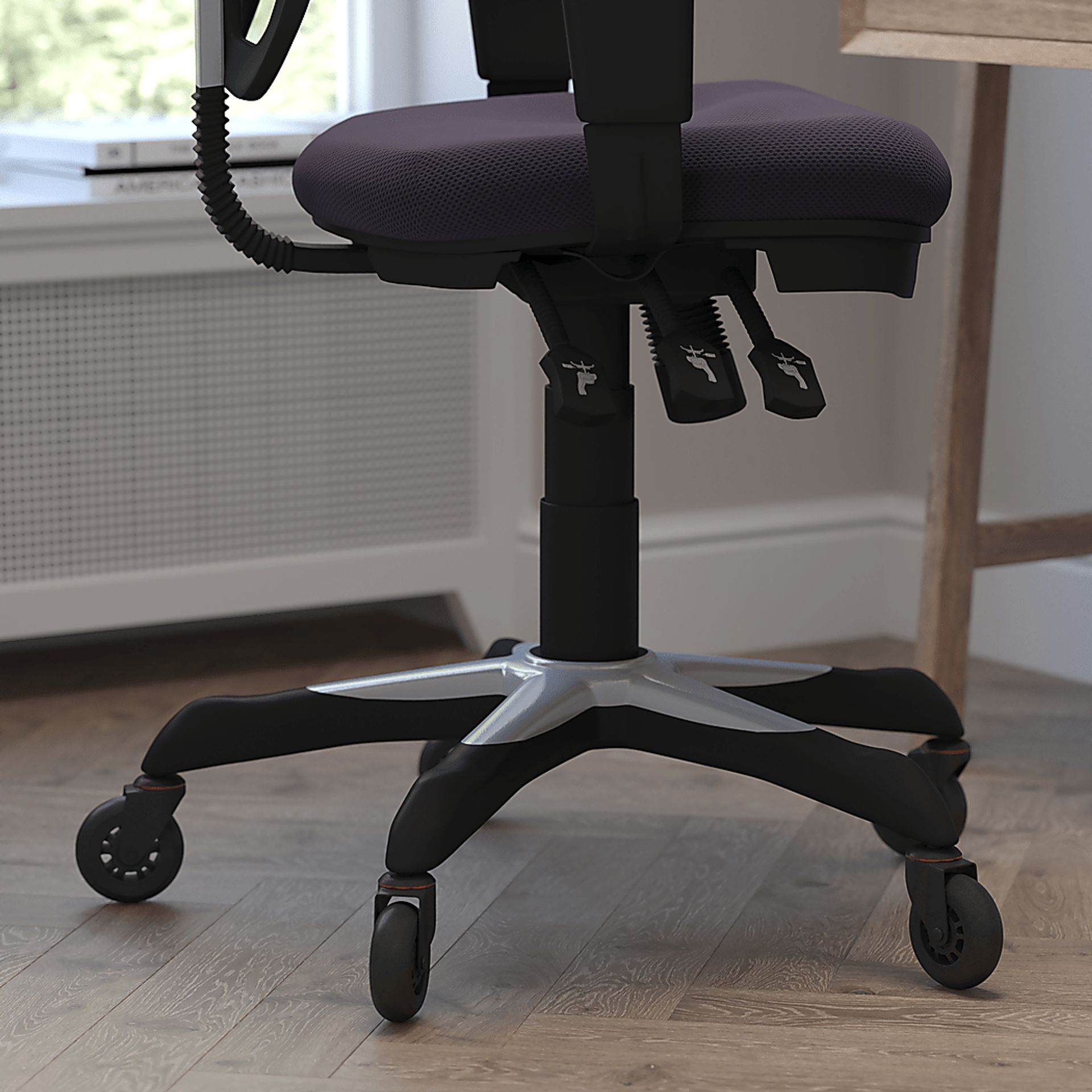 Cokeron Gray Office Chair - Image 4