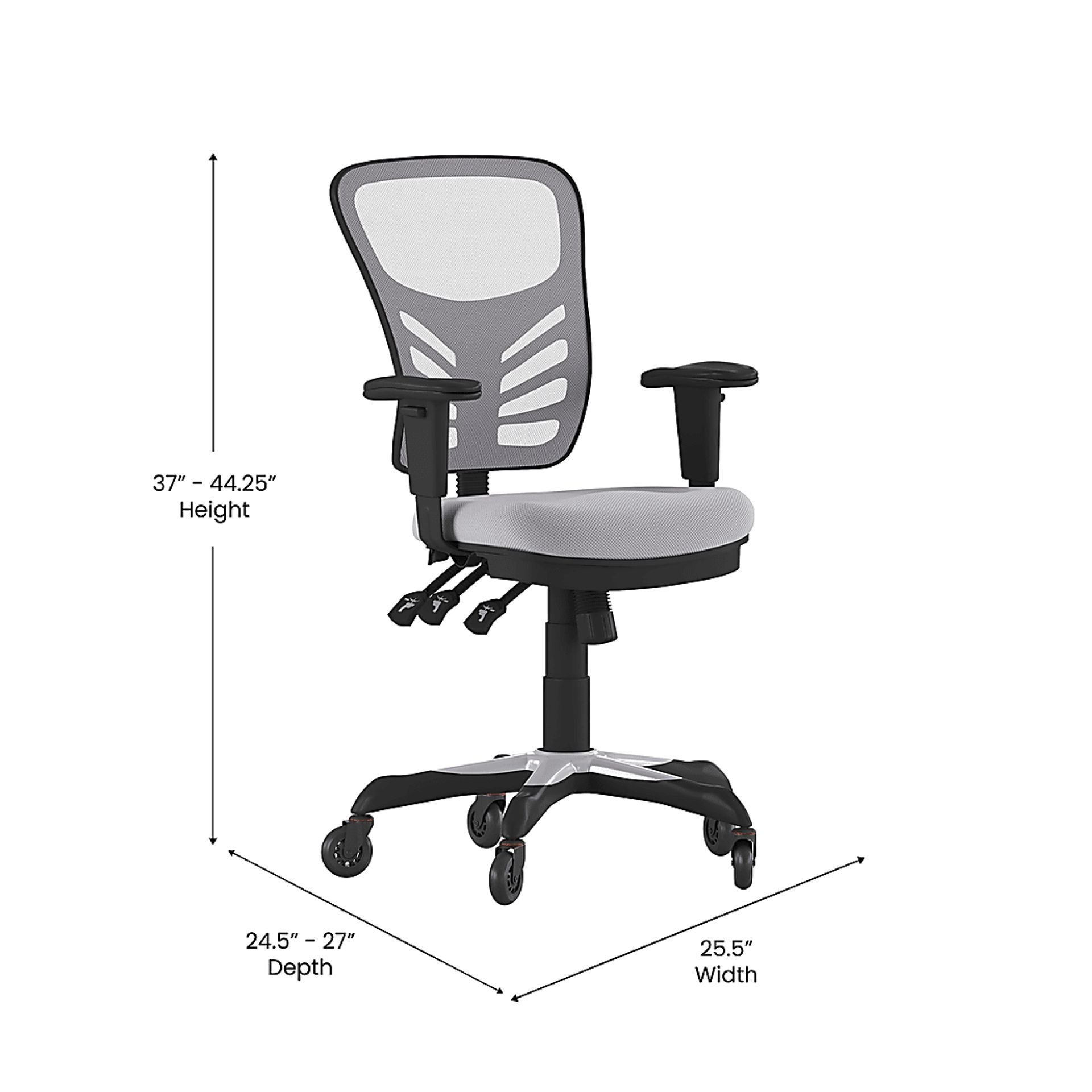 Cokeron Gray Office Chair - Image 6