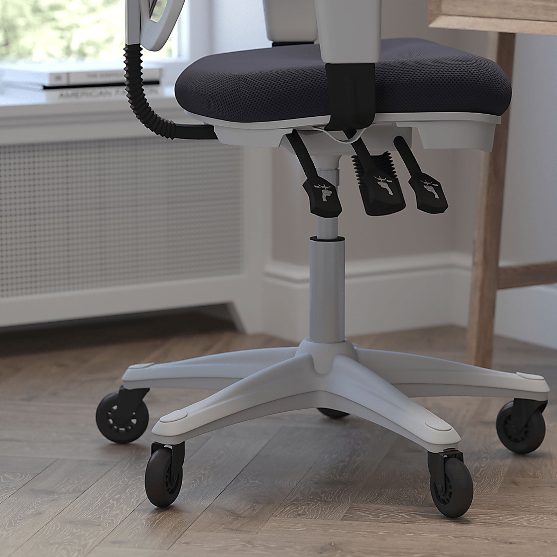 Cokeron Gray Office Chair - Image 4