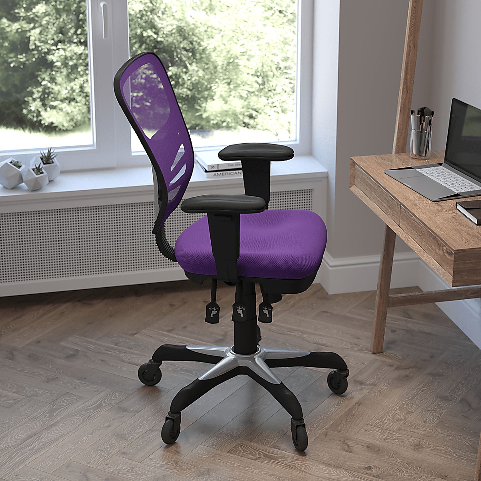 Cokeron Purple Office Chair - Image 2
