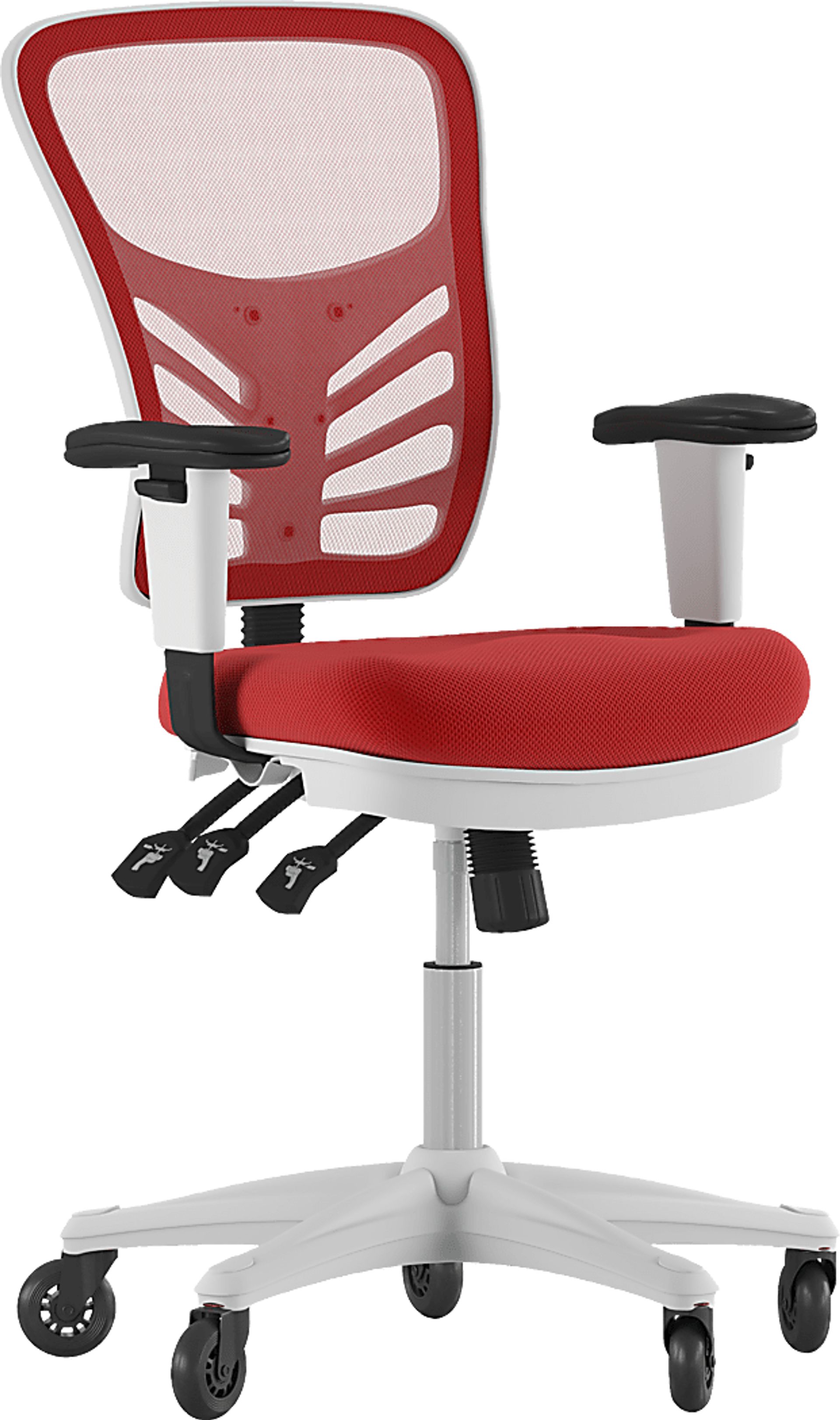 Cokeron Red Office Chair - Image 1