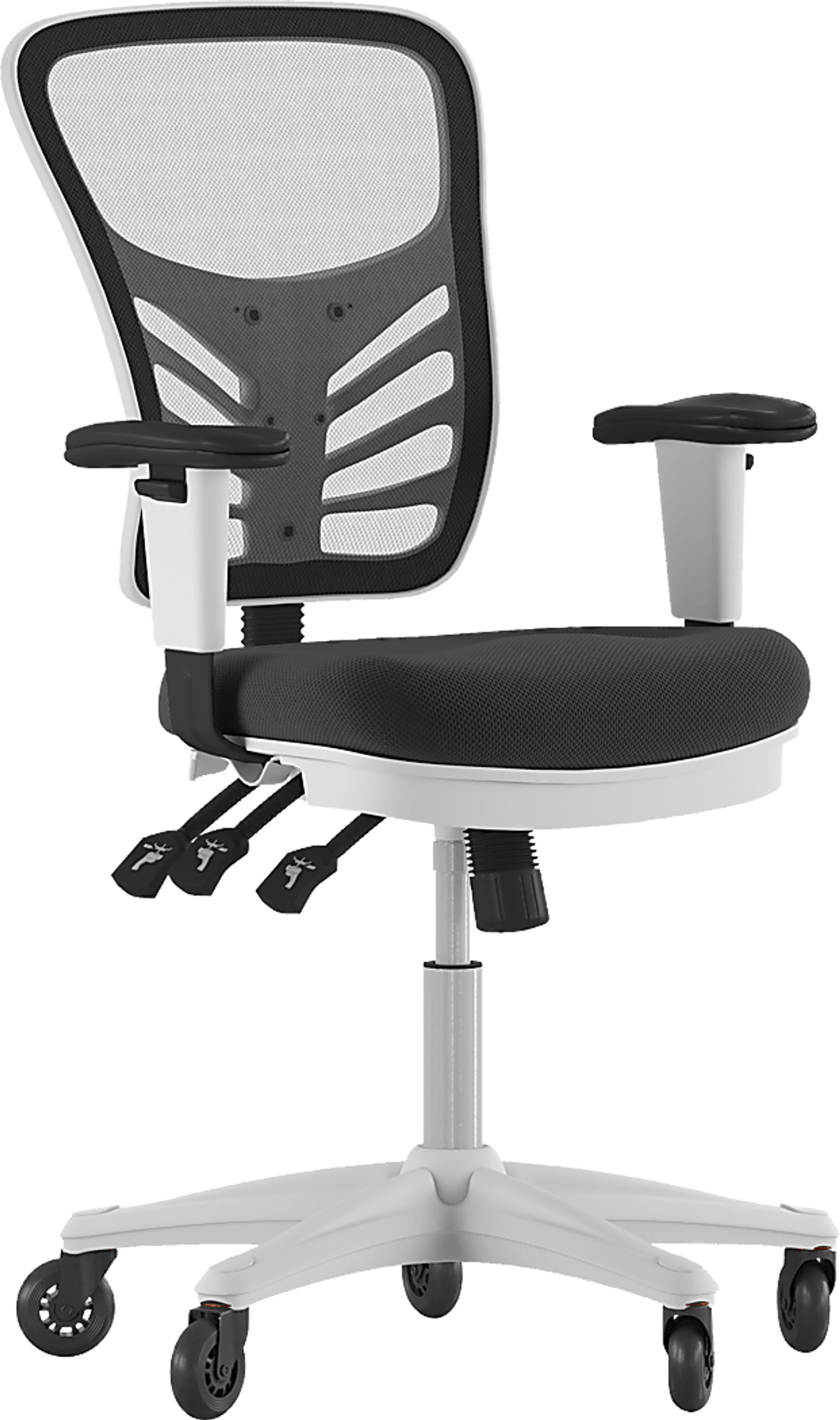 Cokeron White Office Chair - Image 1