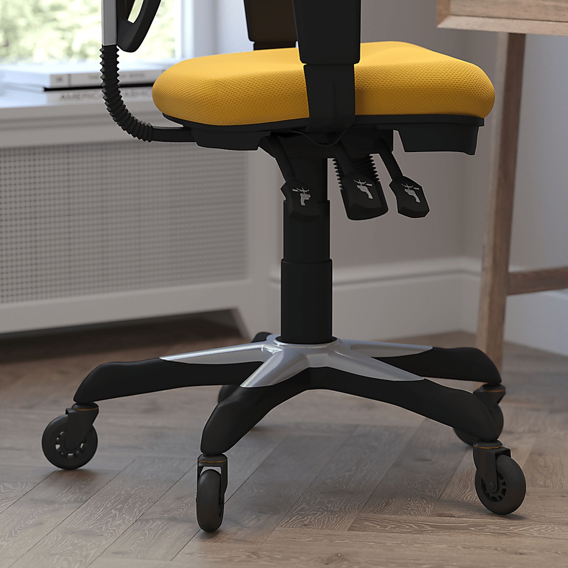 Cokeron Yellow Office Chair - Image 4