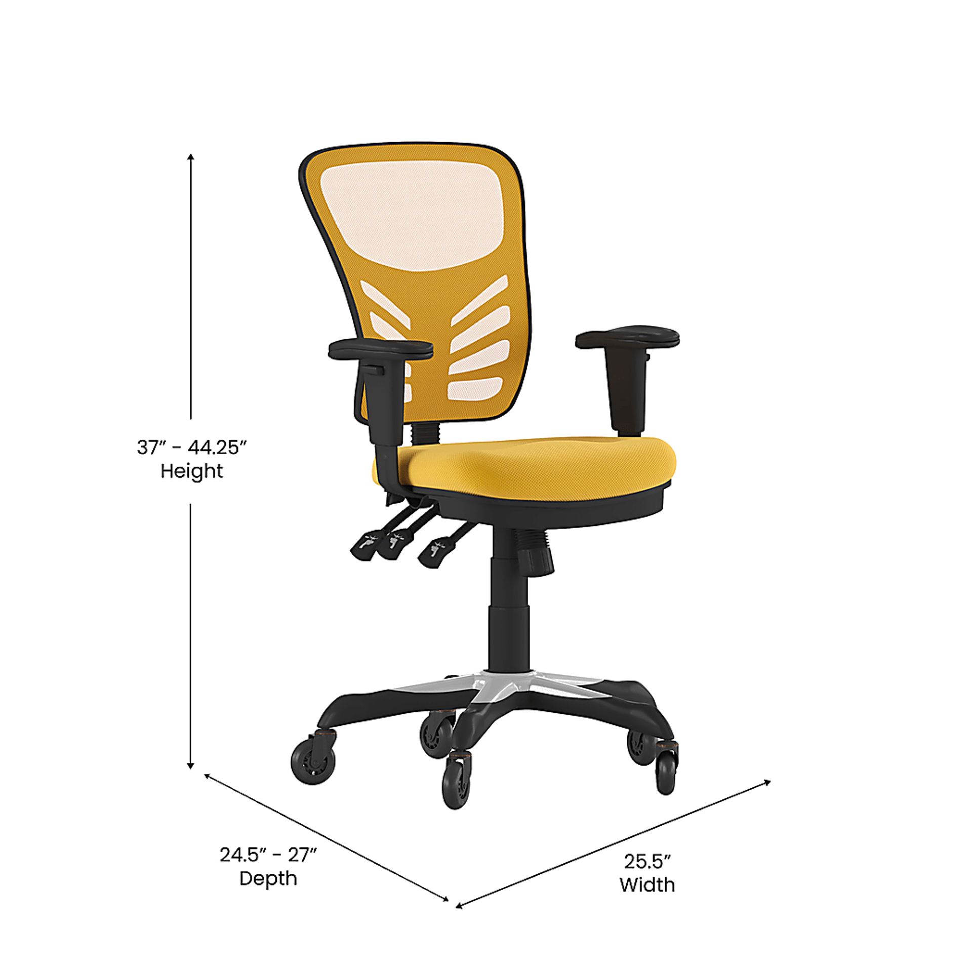 Cokeron Yellow Office Chair - Image 6