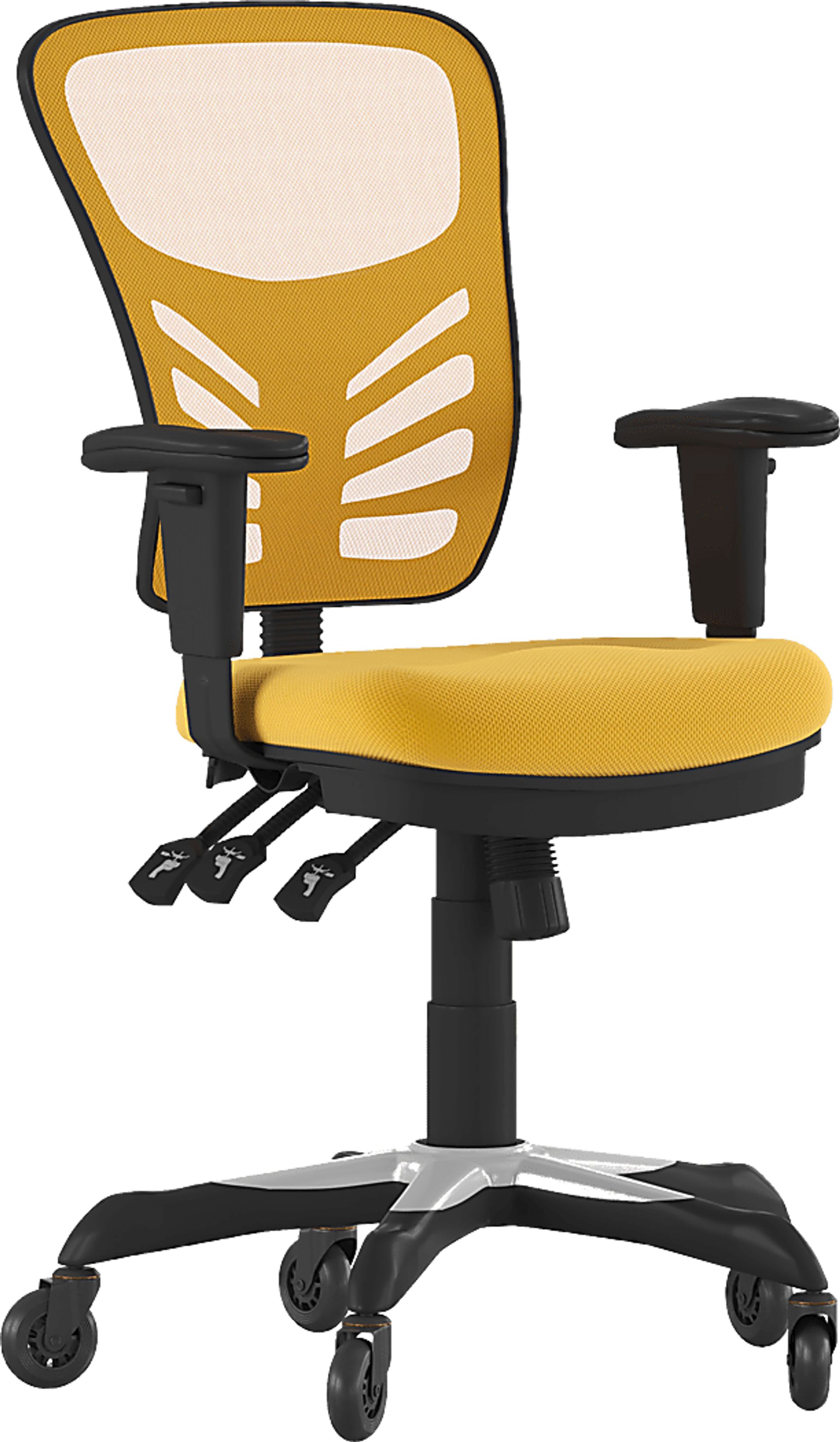 Cokeron Yellow Office Chair - Image 1