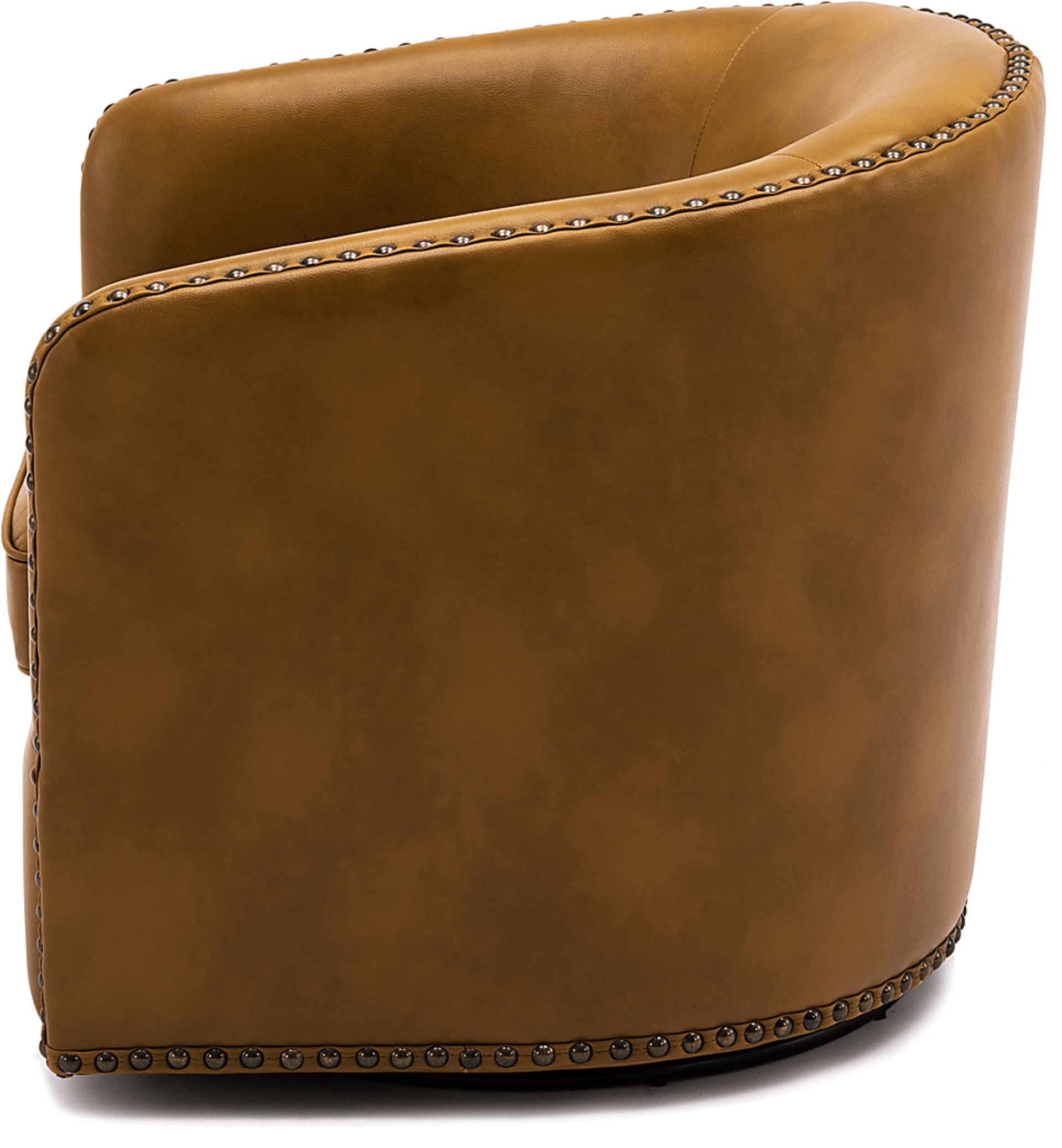 Colapissa Brown Swivel Arm Chair - Image 3