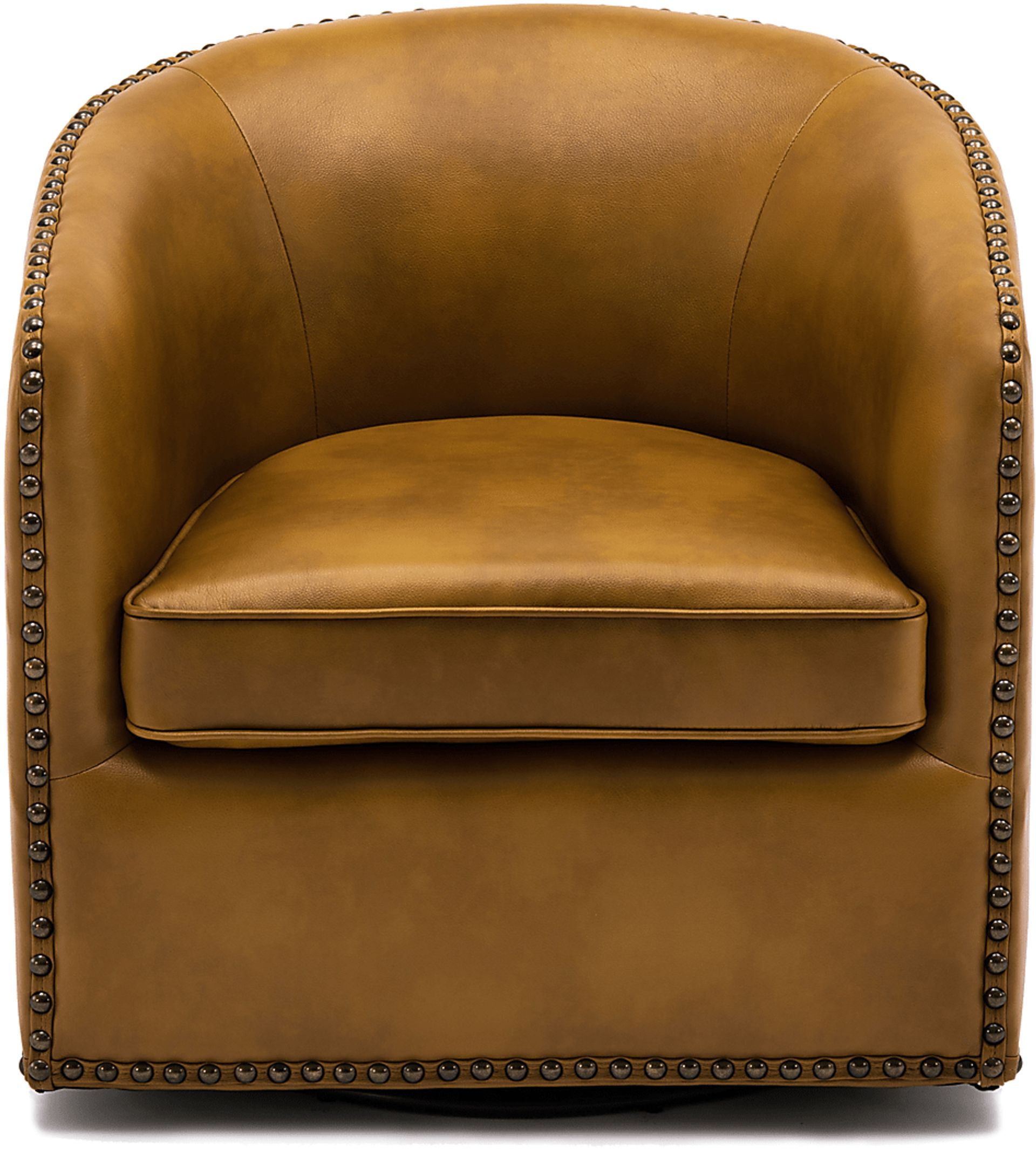 Colapissa Brown Swivel Arm Chair - Image 4