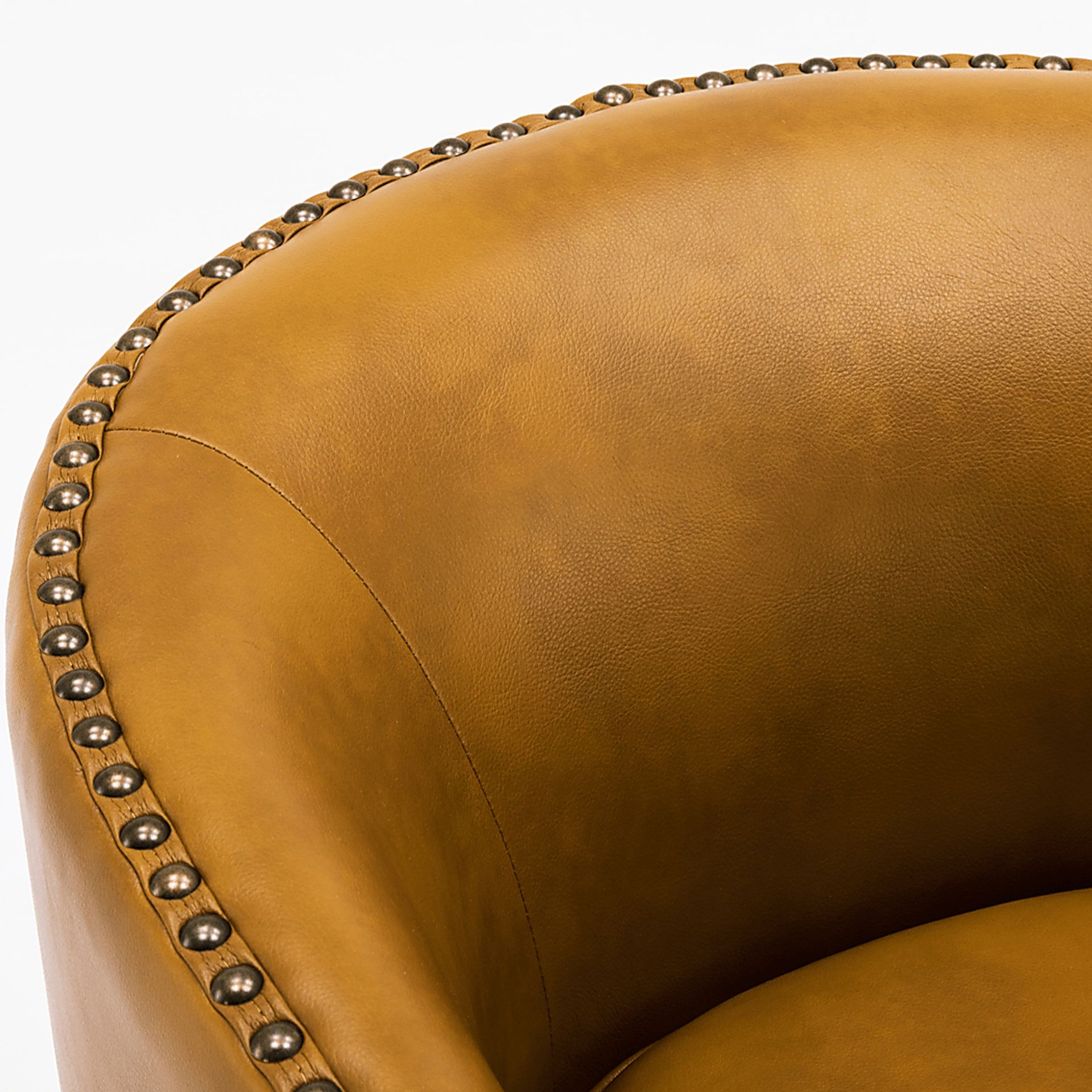 Colapissa Brown Swivel Arm Chair - Image 8