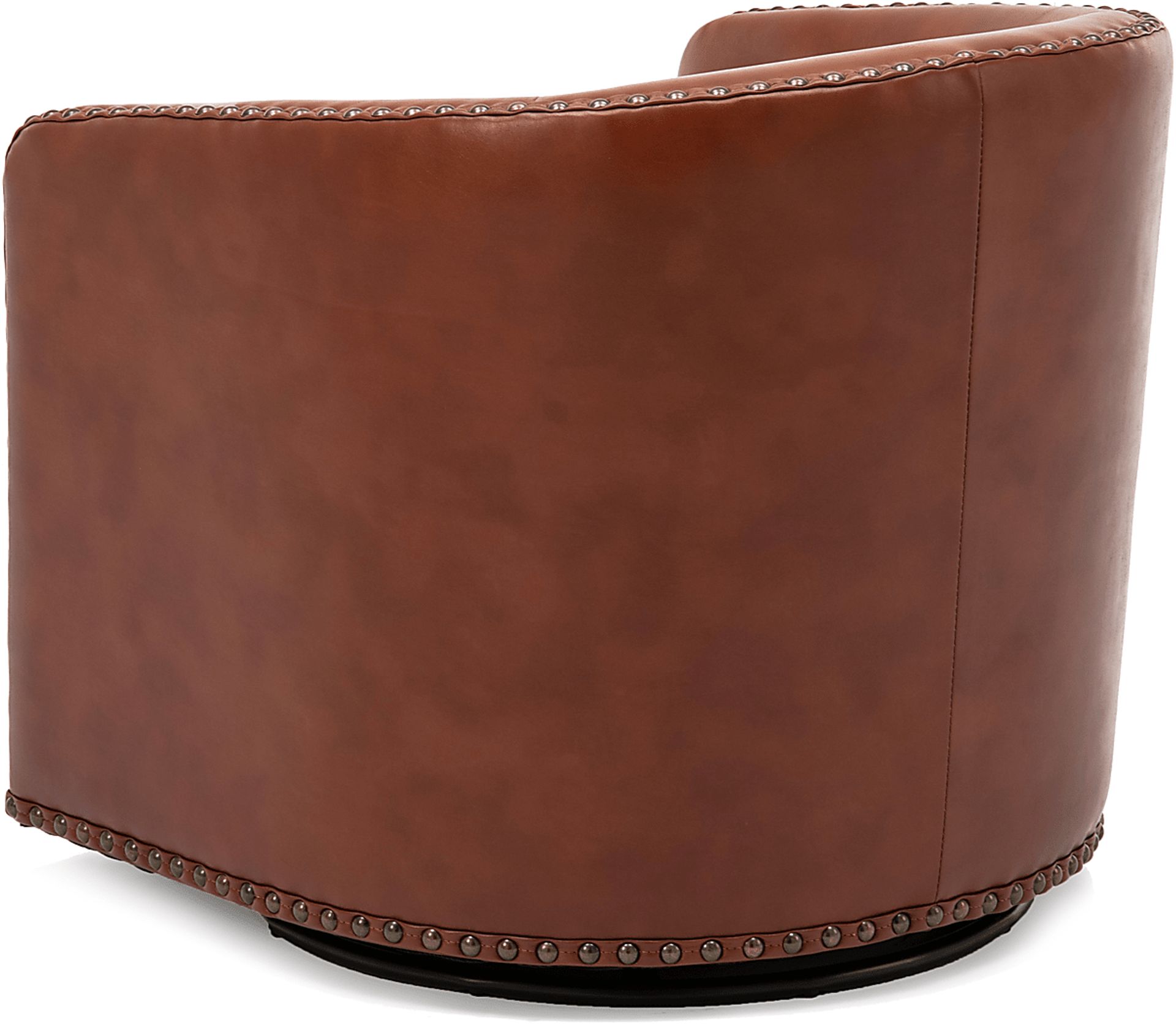 Colapissa Caramel Swivel Arm Chair - Image 6