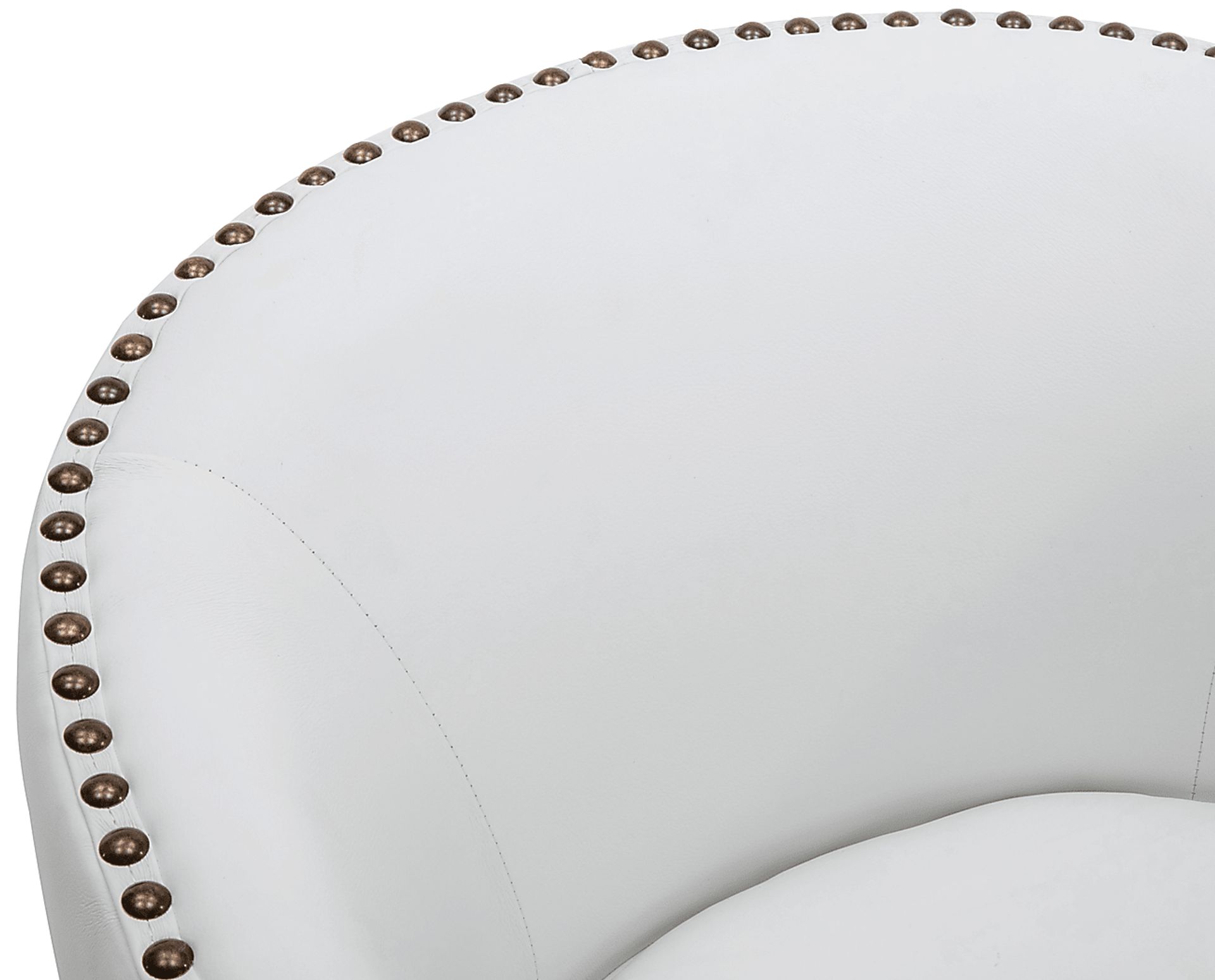 Colapissa White Swivel Arm Chair - Image 8