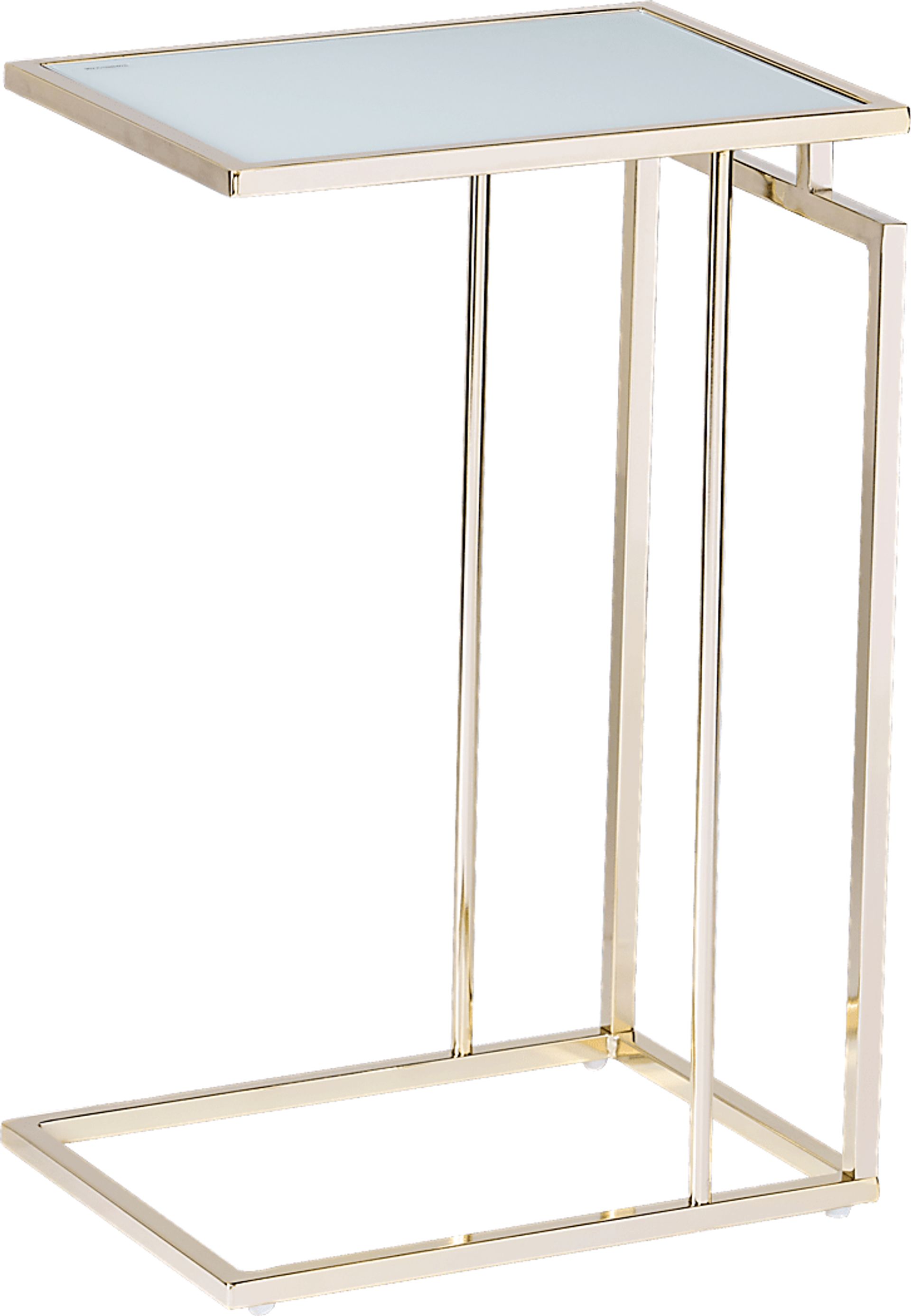 Colbi Champagne Glass Top Accent Table - Image 1