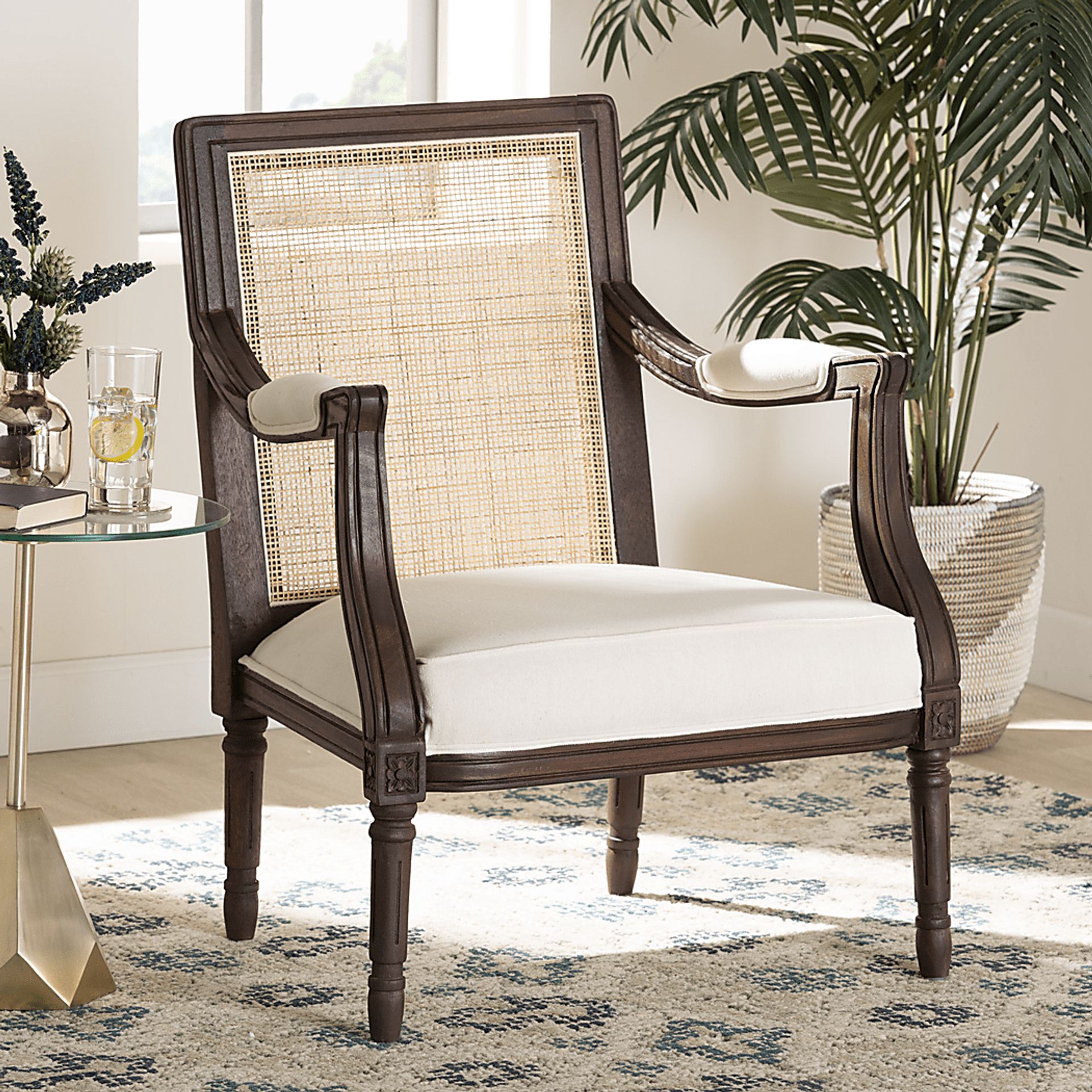 Colbourne Dark Brown Accent Chair - Image 2