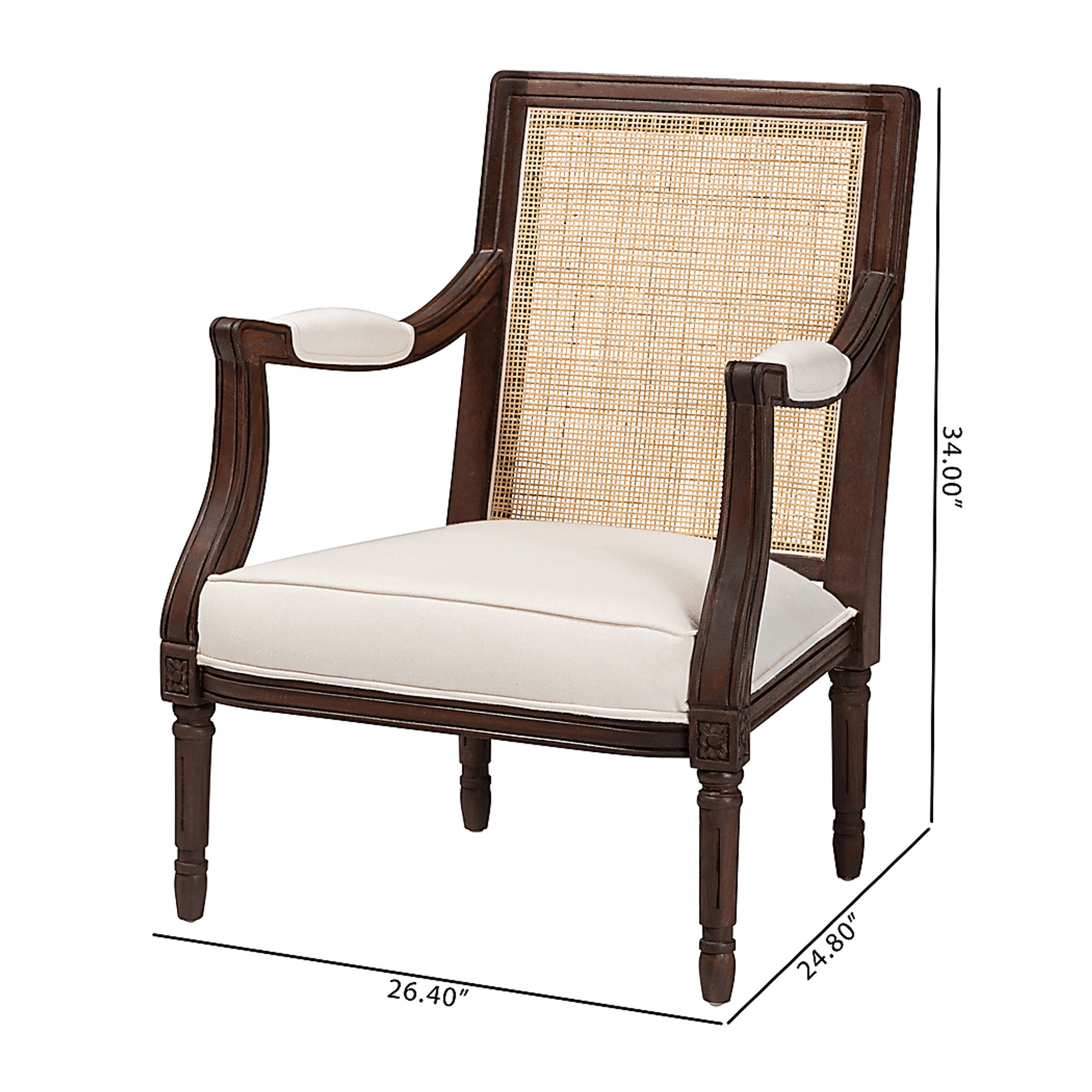 Colbourne Dark Brown Accent Chair - Image 10