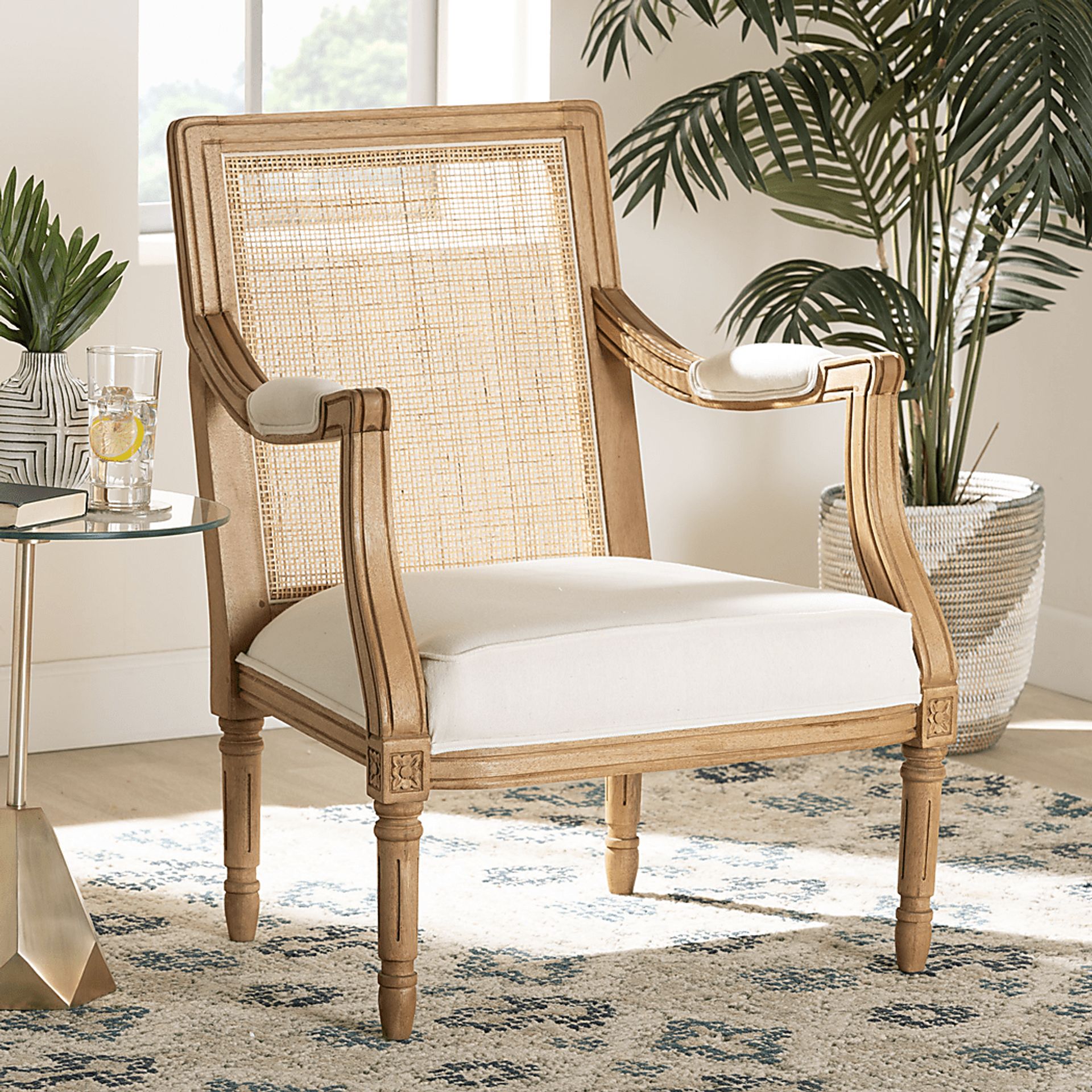 Colbourne Oak Accent Chair - Image 2