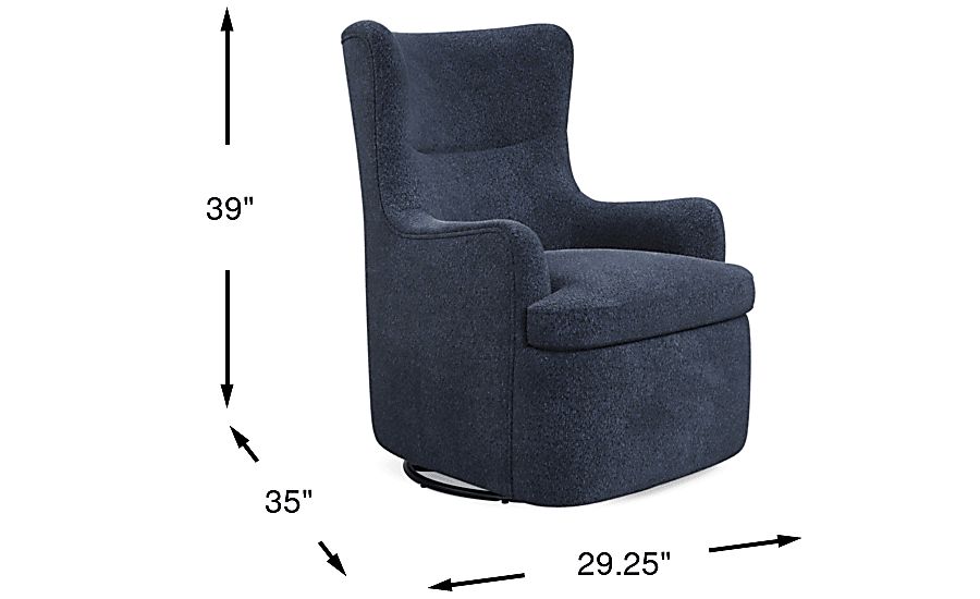 Colburn Swivel Accent Chair - Thumbnail 2
