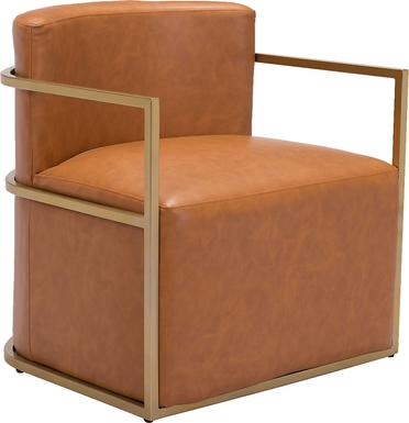 Colchis Brown Accent Chair
