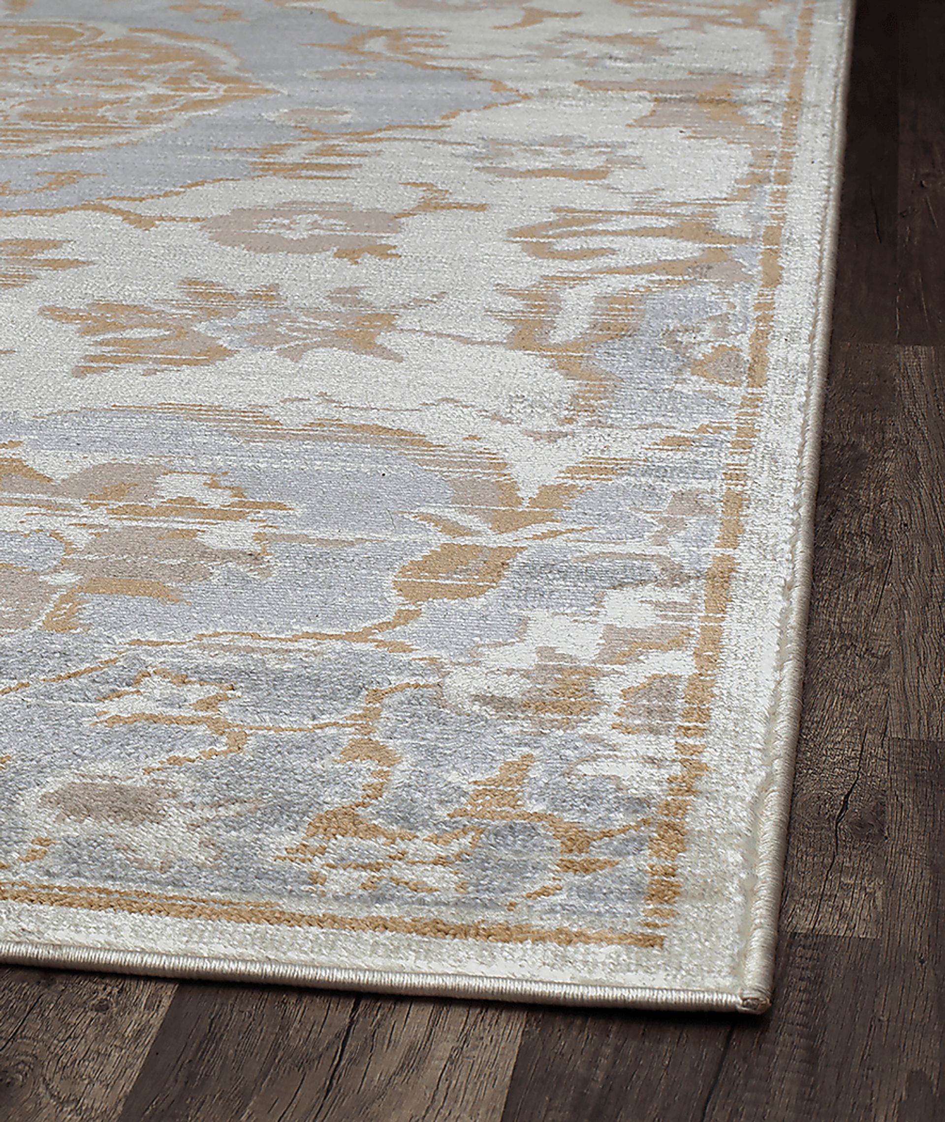 Cole Yellow 5'3 x 7' Rug - Image 2